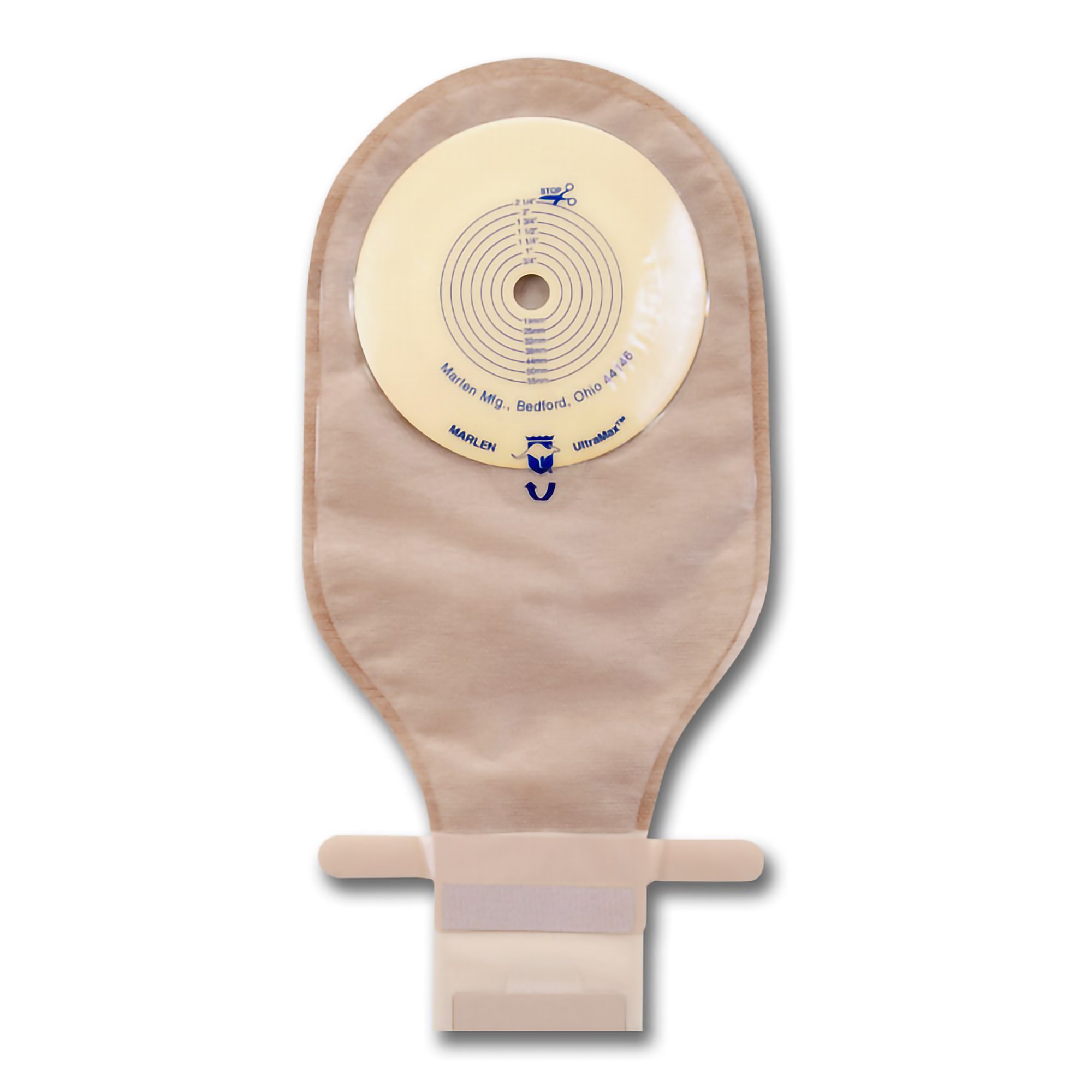 Marlen Manufacturing - 52500 UltraMax™ One-Piece Transparent Ostomy Pouch