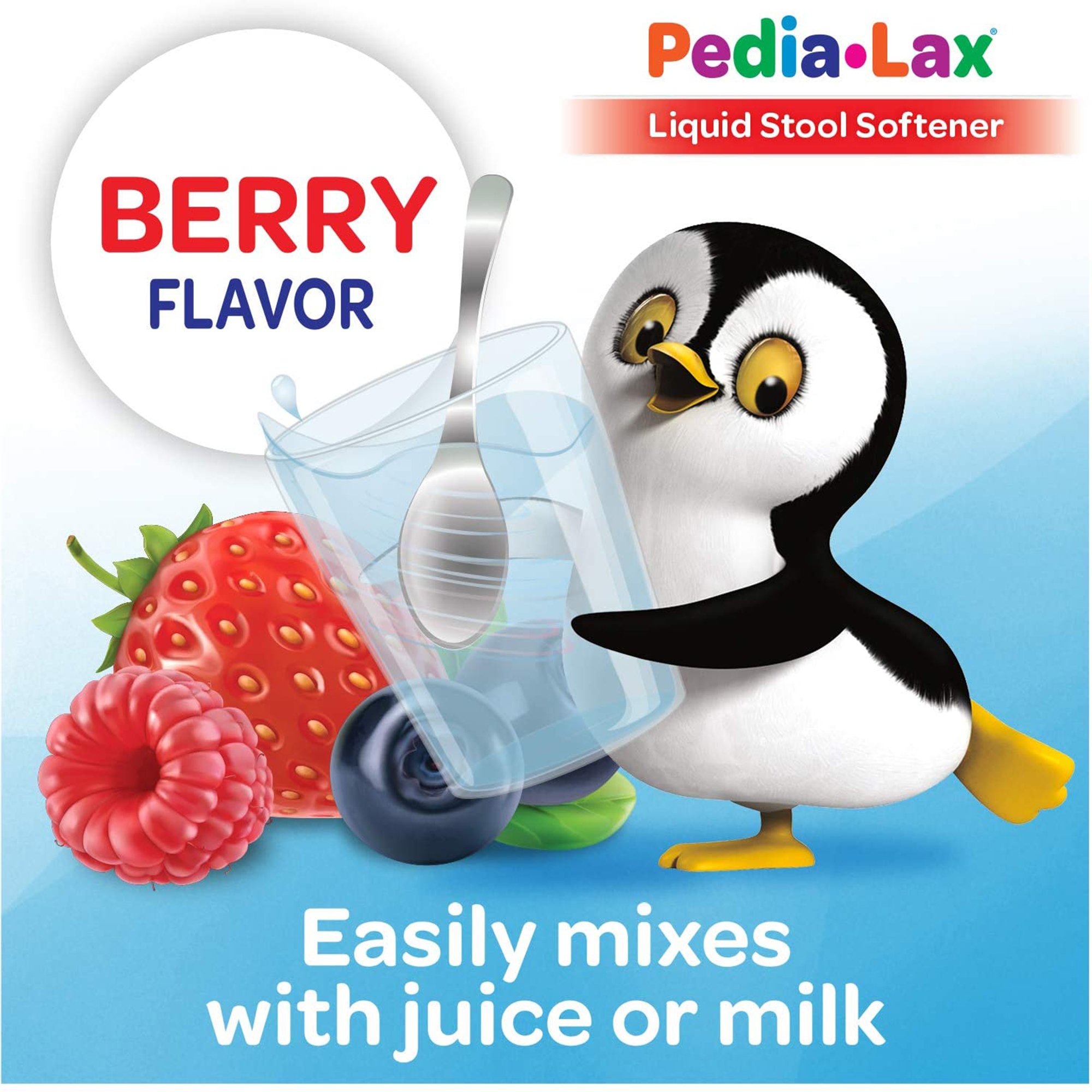 C.B. Fleet 30132000106 - Pedia-Lax® Liquid Stool Softener Berry Flavor - 1/Each
