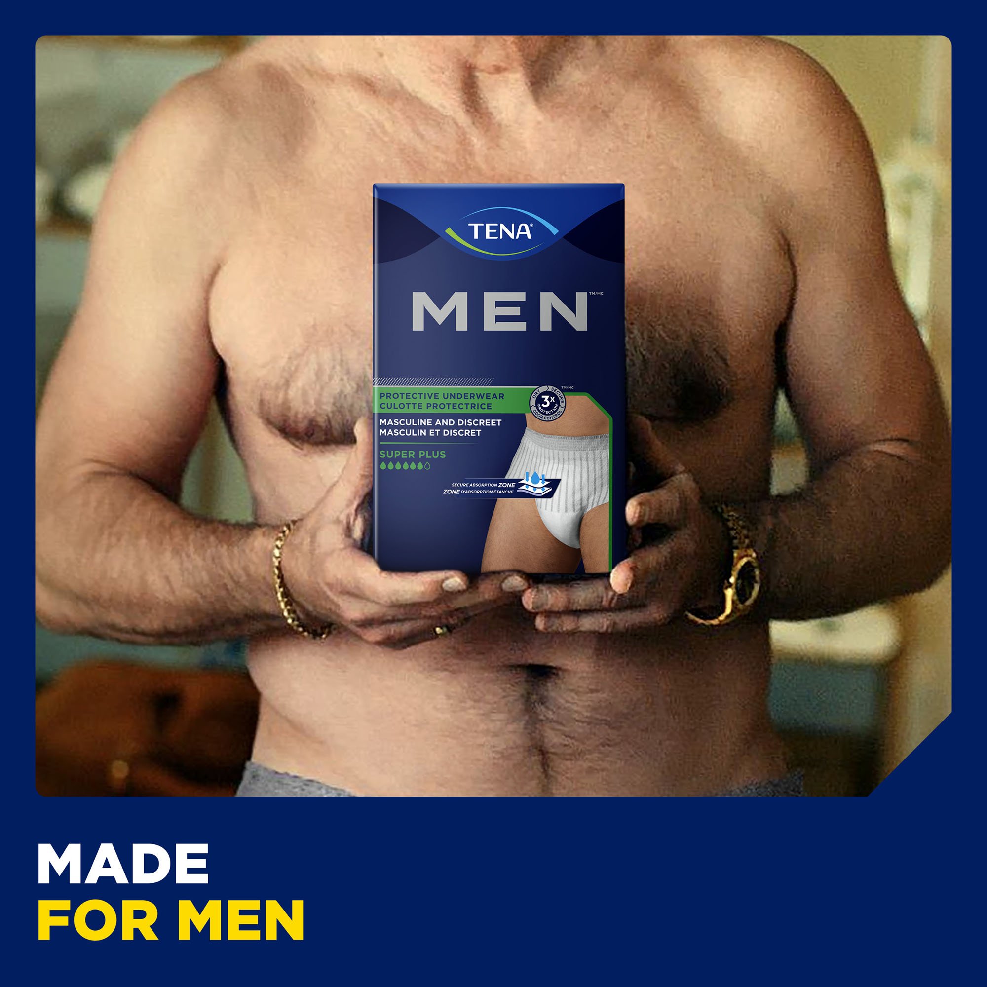 Essity HMS North America Inc 81920 - Tena® Men™ Super Plus Protective Underwear, Large/X-Large - 14/Bag, 56/Case