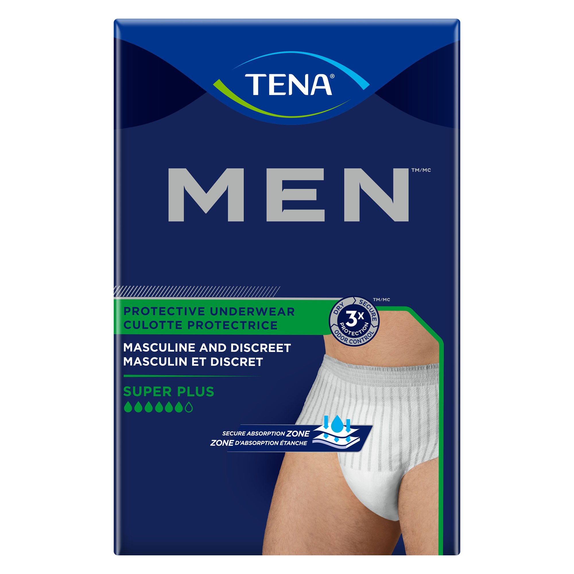 Essity HMS North America Inc - 81920 Tena® Men™ Super Plus Protective Underwear
