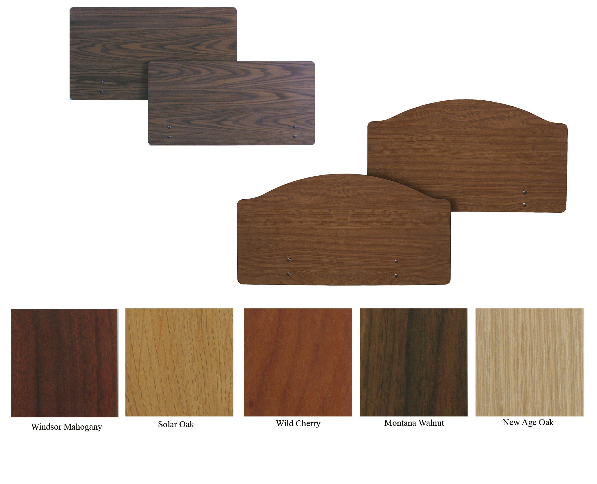 Graham-Field - AB53600 Headboard / Footboard Rectangular Style Solar Oak
