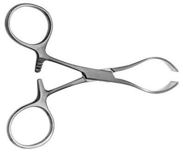 V. Mueller - SU2938 Towel Clamp V. Mueller® Lorna 5-1/4 Inch Length Stainless Steel