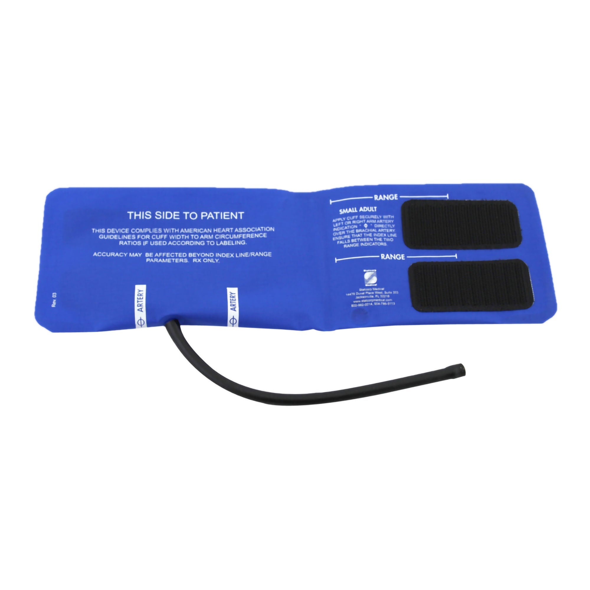 Midmark - 3-009-0062 Reusable Blood Pressure Cuff IQvitals® 18 to 26 cm Arm Nylon Cuff Small Adult Cuff