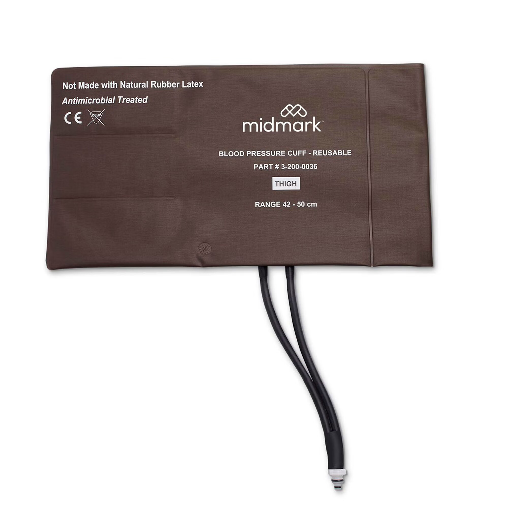 Midmark - 3-009-0076 Reusable Blood Pressure Cuff IQvitals® 42 to 50 cm Leg Nylon Cuff Thigh Cuff