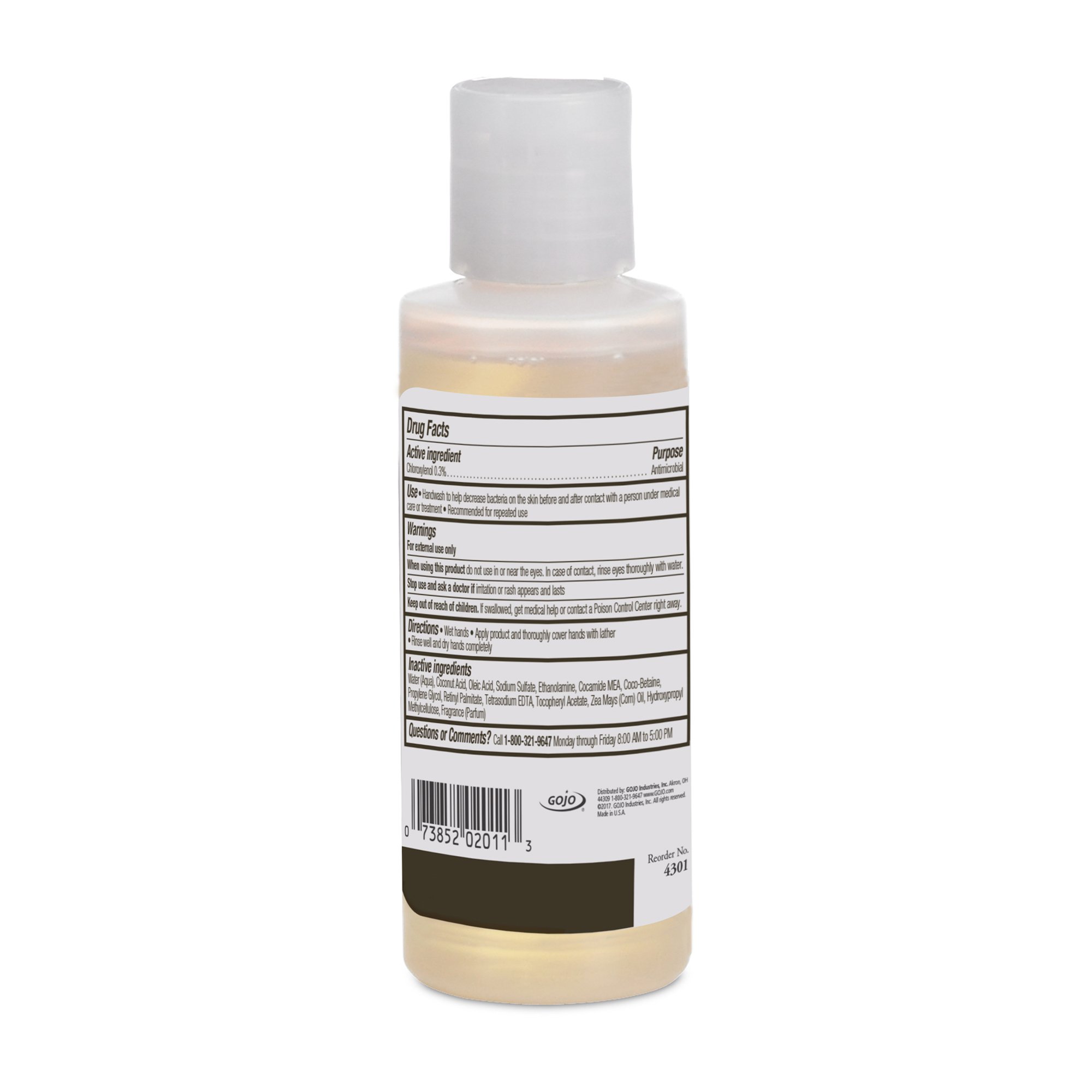 GOJO 4301-48 - Provon® Antimicrobial Lotion Soap with 0.3% PCMX, 4-ounce Bottle - 1/Each, 48/Case