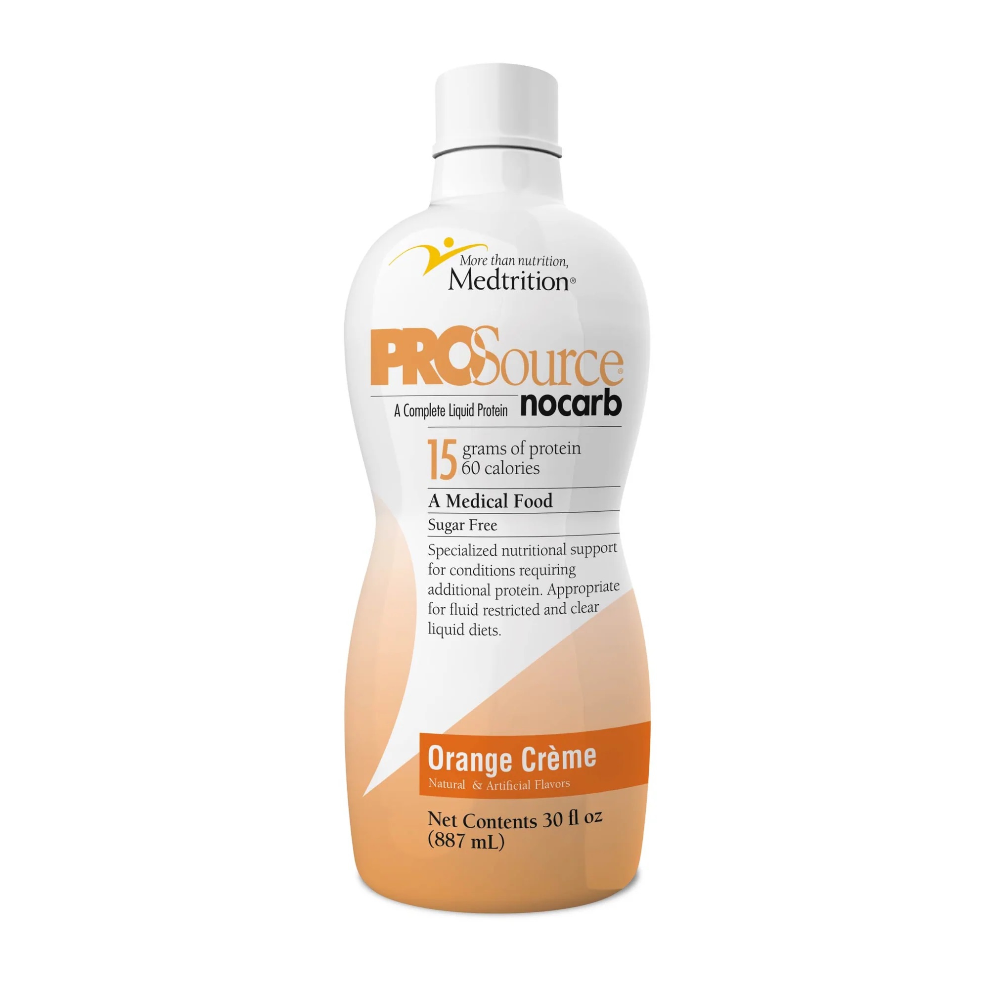 Medtrition-National Nutrition - 11545 ProSource NoCarb™ Orange Crème Collagen & Whey Protein Formula