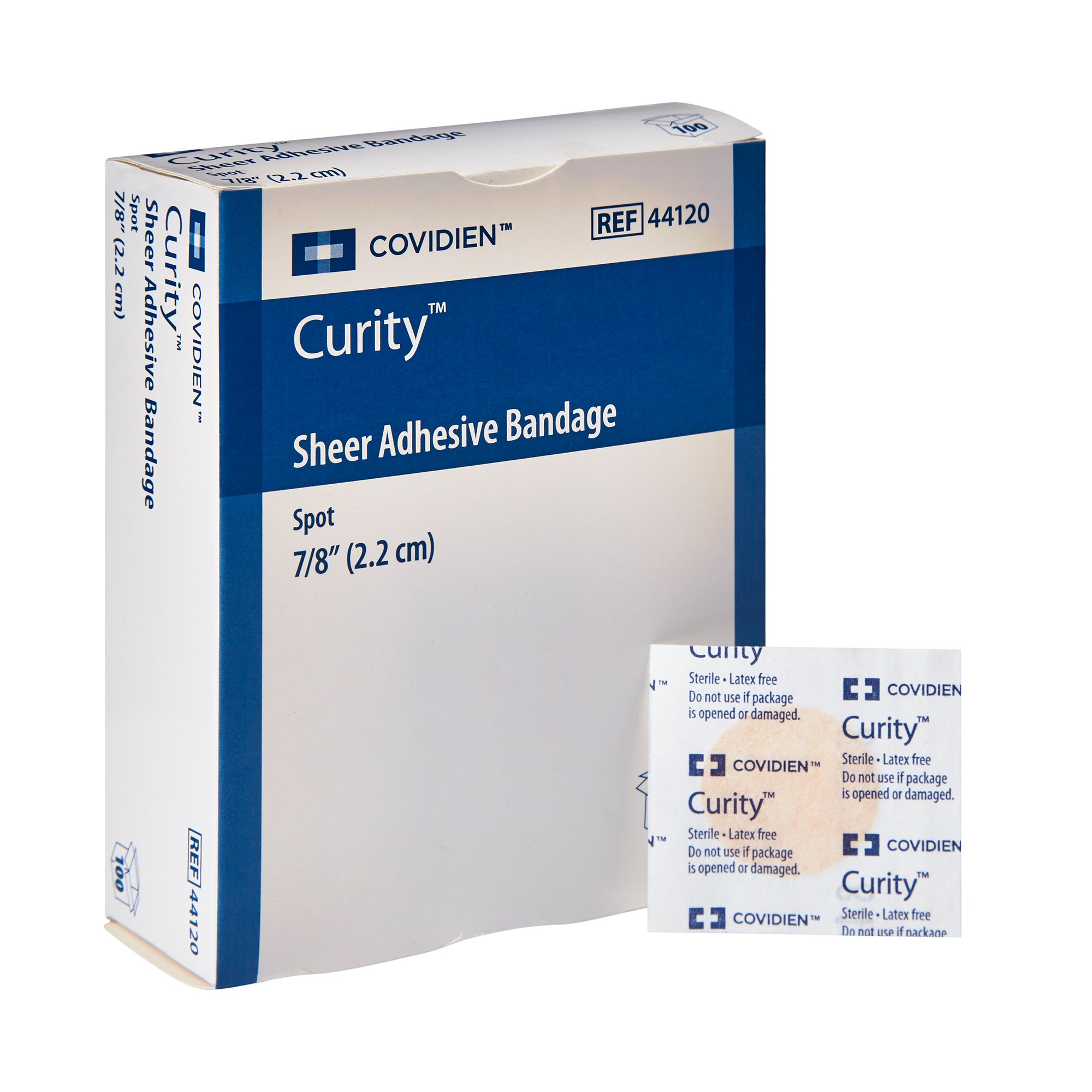 Cardinal - 44120 Curity™ Sheer Adhesive Spot Bandage