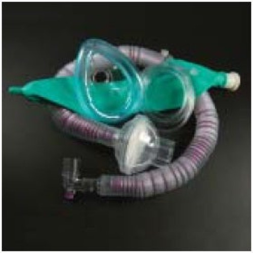 Ambu - KNCF3110-6121Z Anesthesia Breathing Circuit Universal Flex2® Coaxial Tube 108 Inch Tube Single Limb Adult Single Patient Use