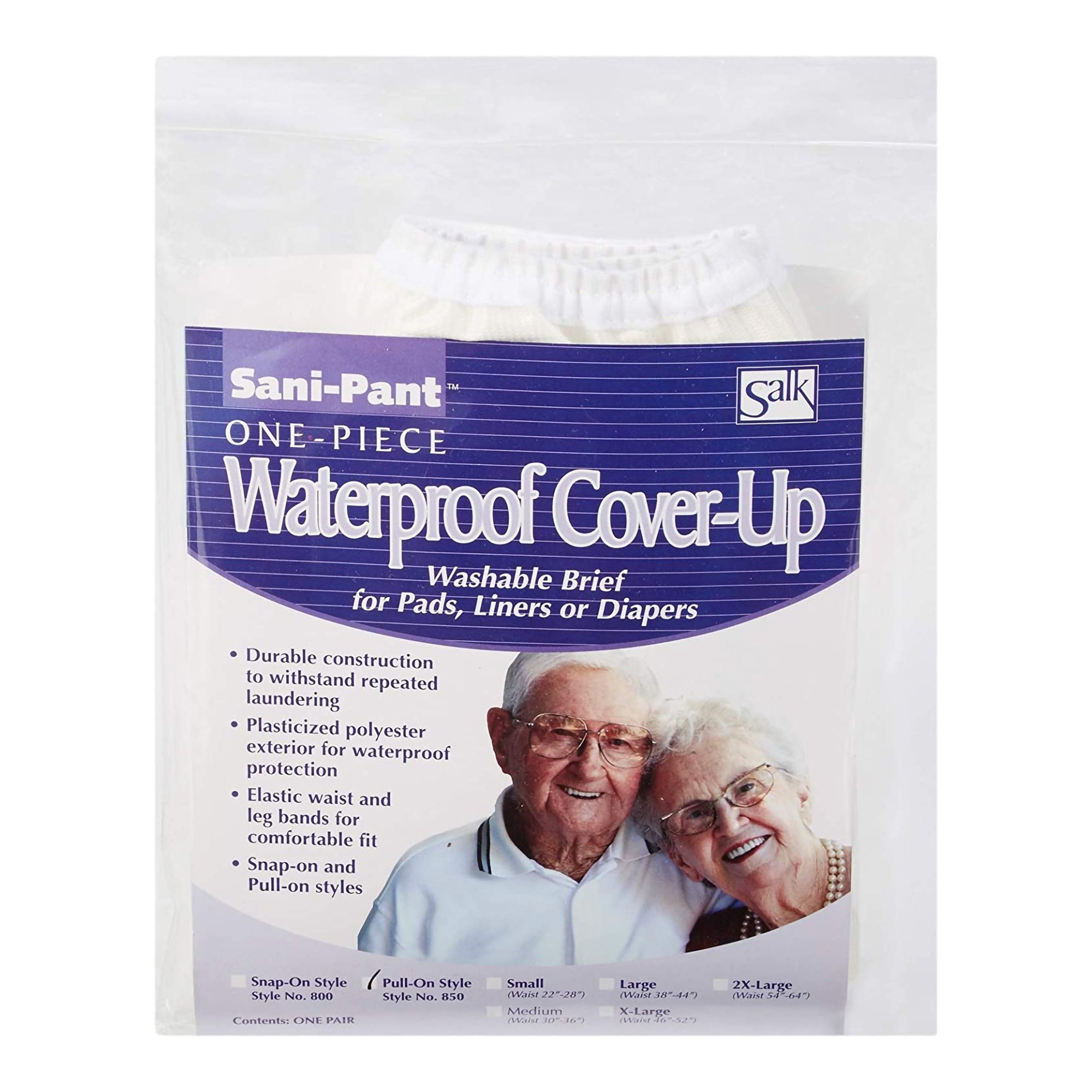 Salk Inc 850SM - Sani-Pant™ Unisex Protective Underwear, Small - 1/Each