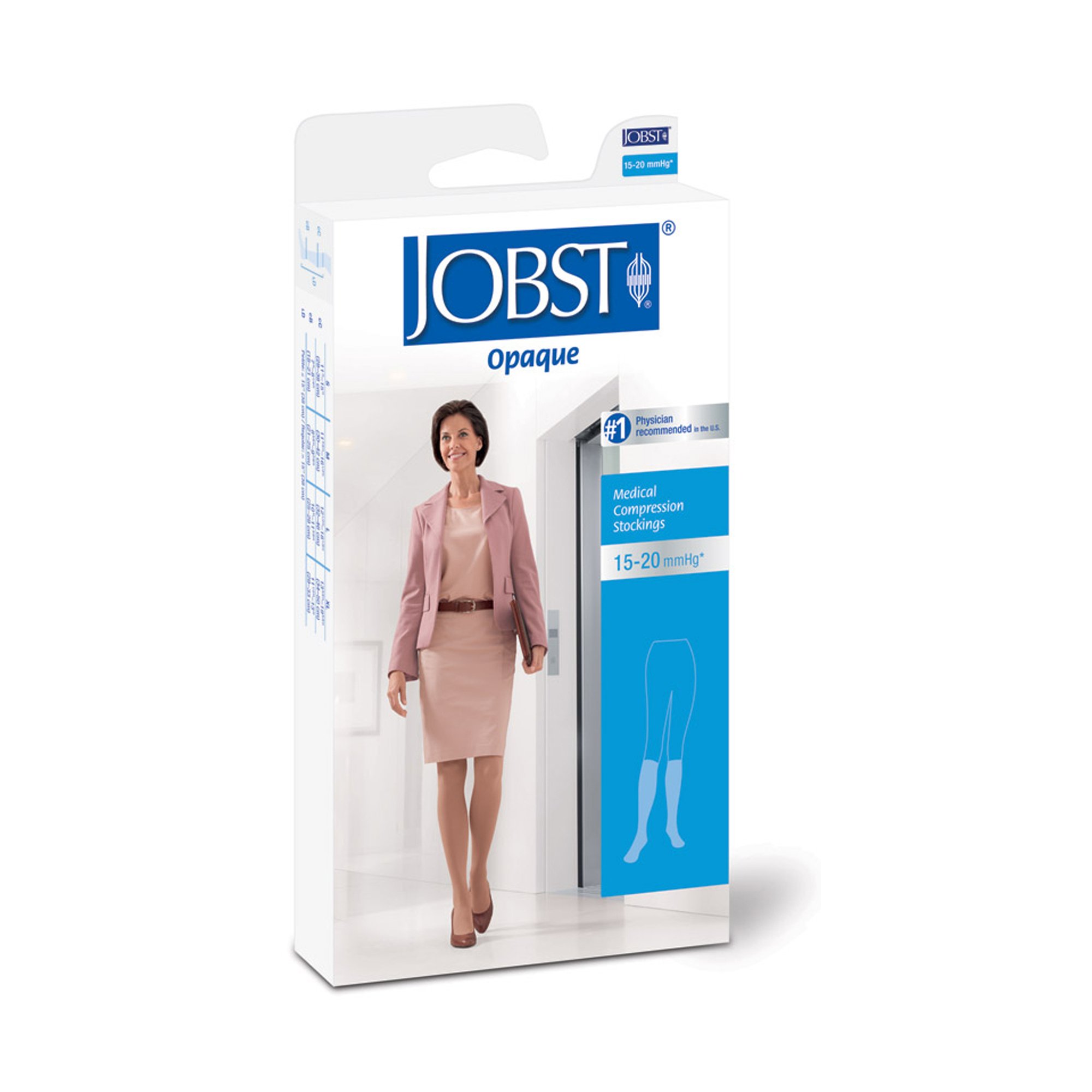 BSN Medical 115215 - Jobst® Compression Knee-High Stockings, X-Large, Natural - 2/Pair