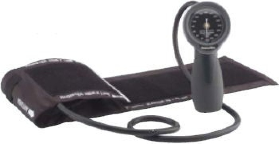 Welch Allyn - 5098-29CB Aneroid Sphygmomanometer Unit Ds66 Trigger Aneroid Gold Series Pediatric Cuff Arm Nylon Cuff 15 - 21 cm Palm Aneroid