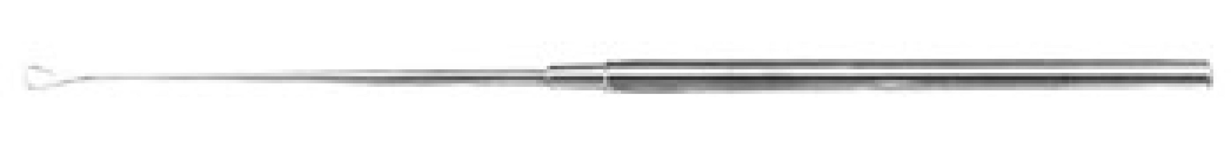 Bausch & Lomb - N0415 2 Ear Curette Bausch+Lomb Sprague 7 Inch Length Round Handle Large Tip Curved Loop Tip