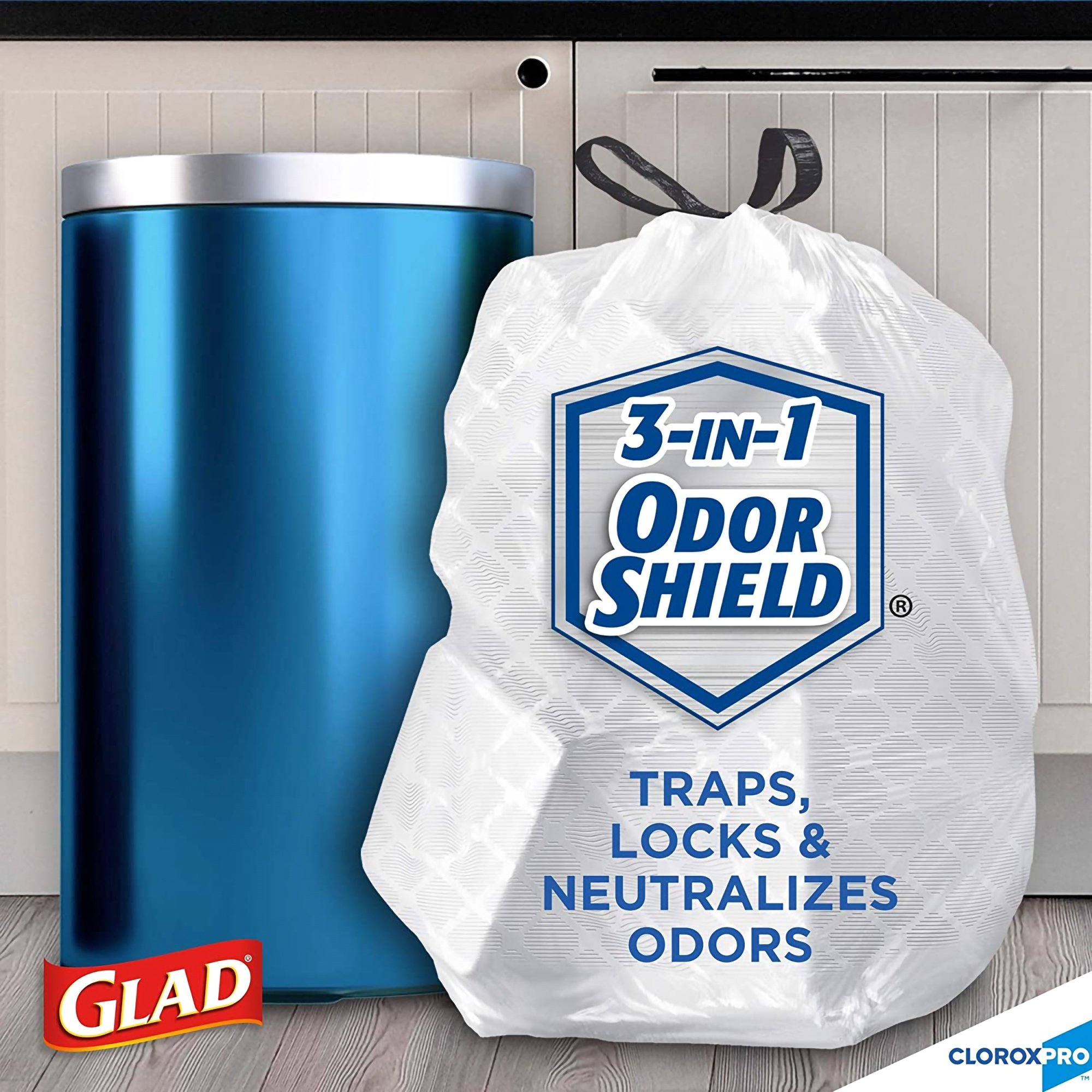 The Clorox Company 70427 - Glad® ForceFlex™ Trash Bag - 100/Case