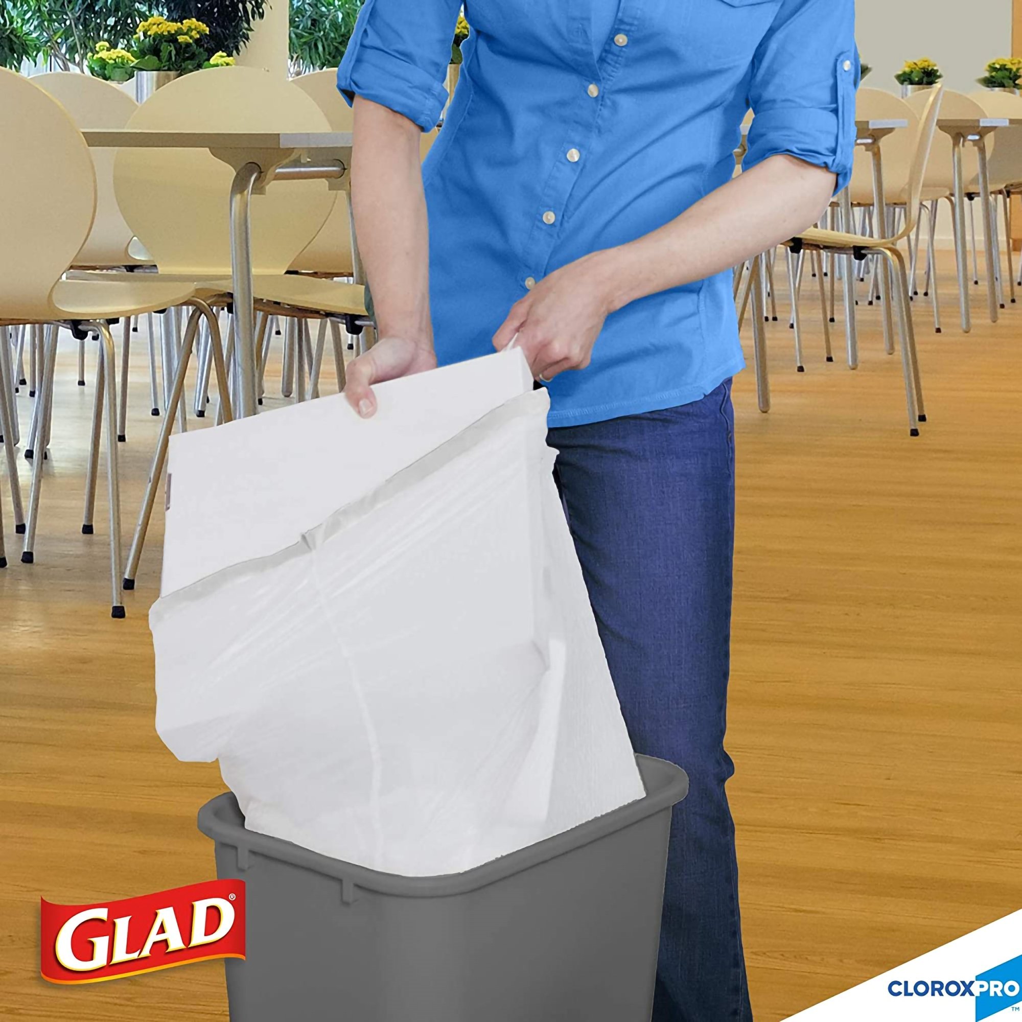 The Clorox Company 70427 - Glad® ForceFlex™ Trash Bag - 100/Case