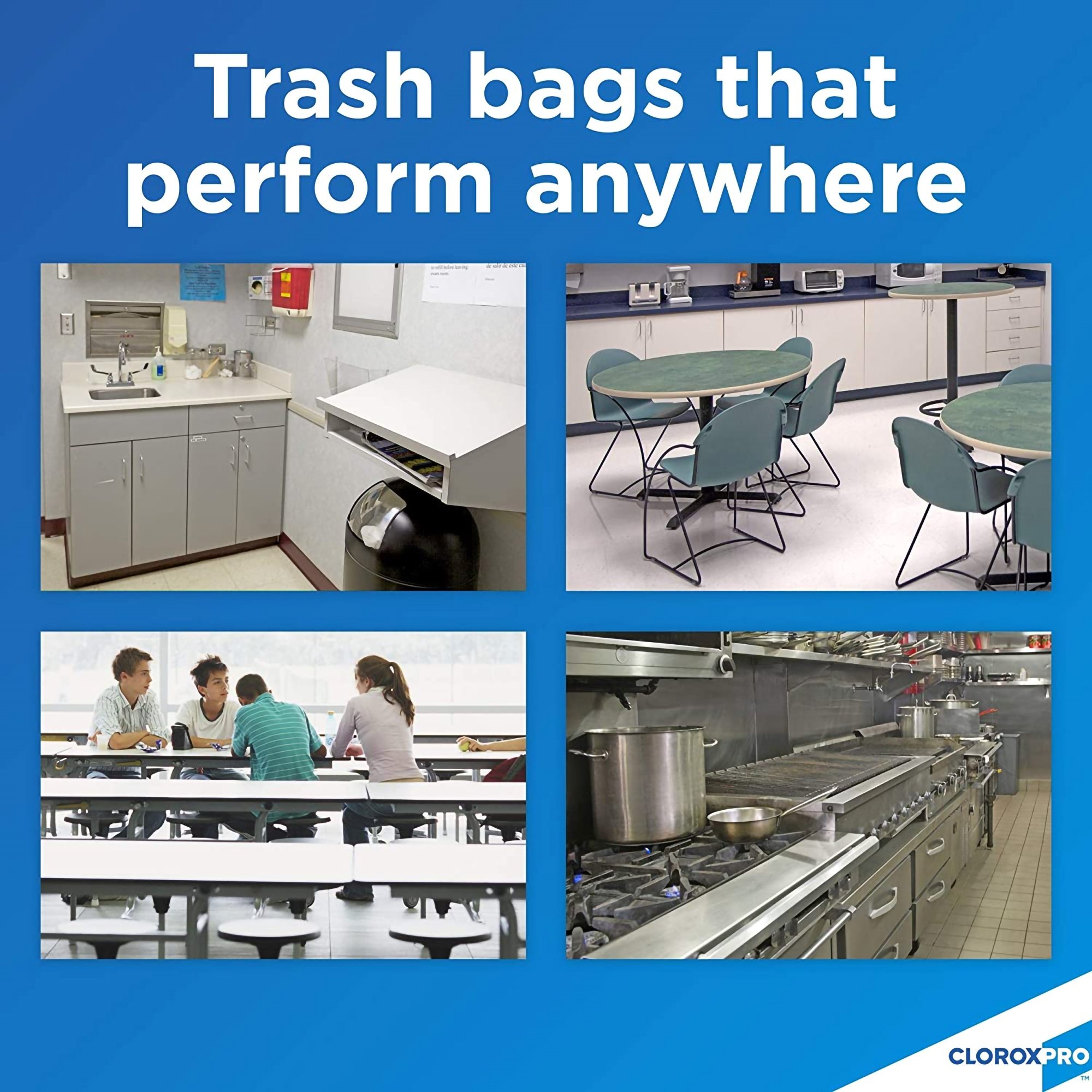 The Clorox Company 70427 - Glad® ForceFlex™ Trash Bag - 100/Case