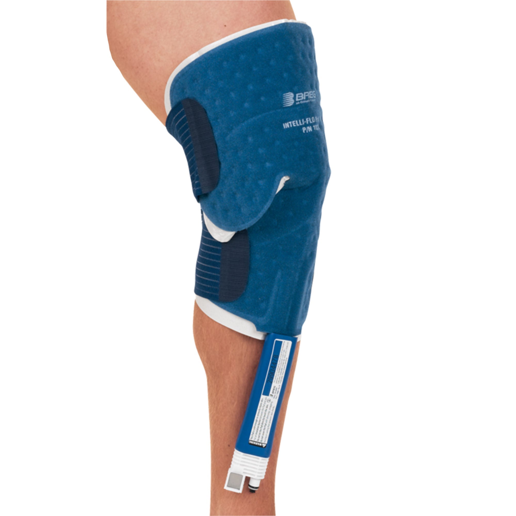 Breg - 10230 Cold Therapy Pad Intelli-Flo® Knee One Size Fits Most 13-1/2 X 14 Inch Plastic / Felt / Foam / Elastic Reusable