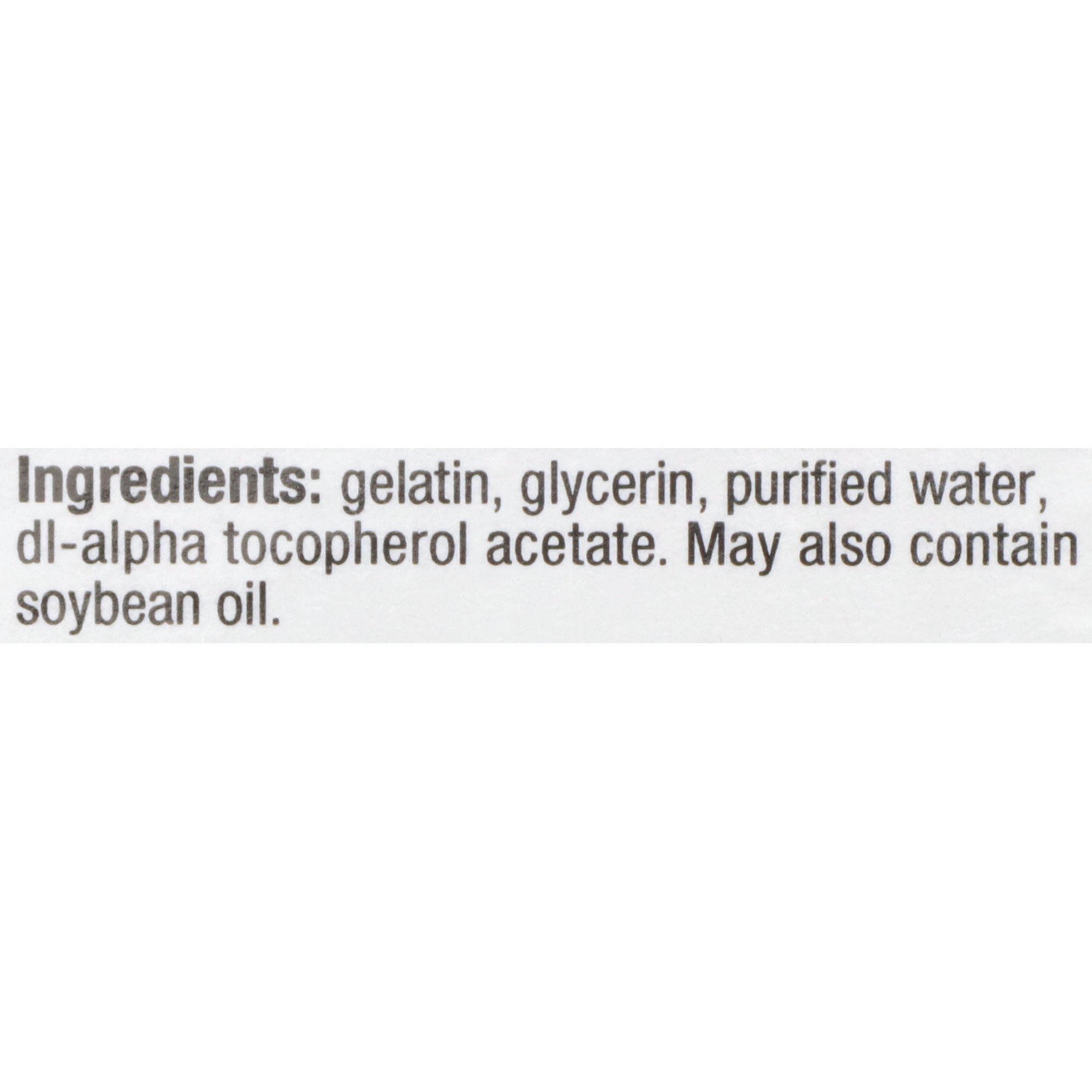 Geri-Care - 752-01-GCP Geri-Care® Vitamin E Supplement