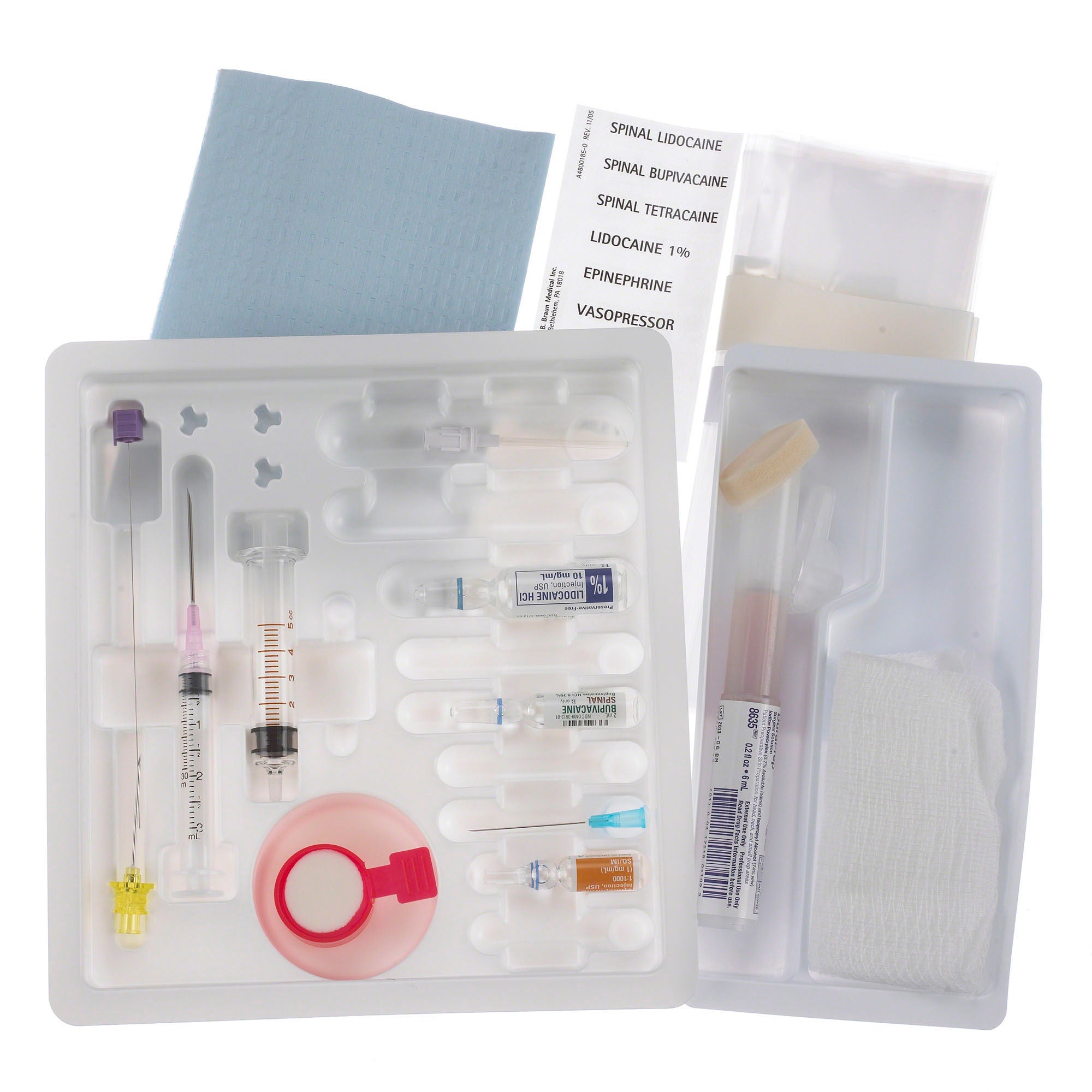 B. Braun - 333867 Spinal Anesthesia Tray Pencan® 24 Gauge 4 Inch