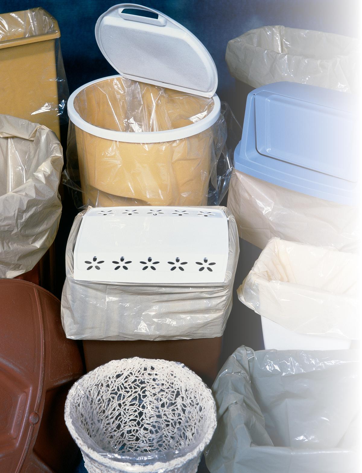 Elkay Plastics - ALL33BX Trash Bag LK® 10 gal. 0.60 mil 9 X 15 X 32 Inch Brown Heavy Gauge Gusset Seal Bottom Flat Pack
