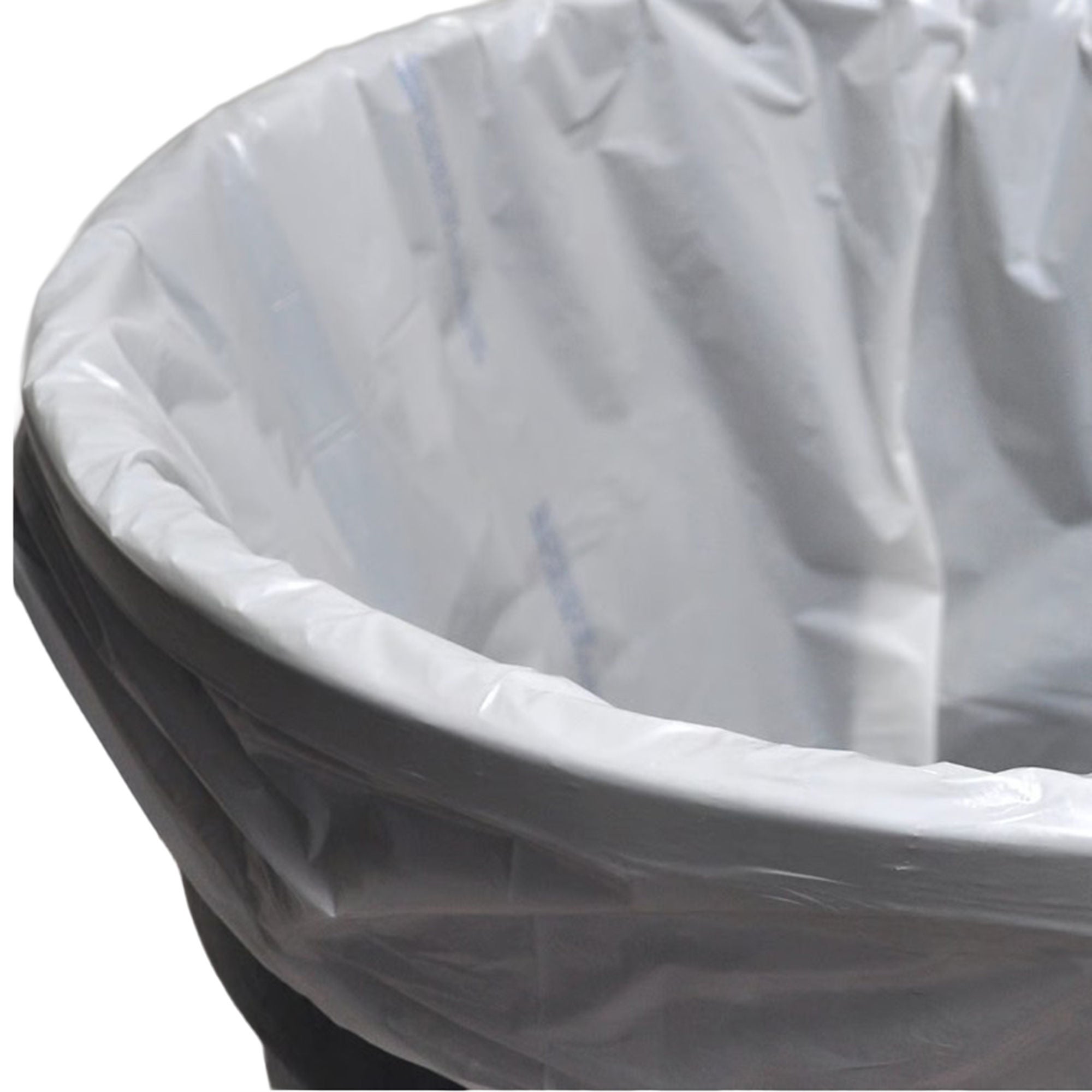 Elkay Plastics - ALL40WXXX Trash Bag LK® 33 gal. 25 Mic. 33 X 39 Inch White Star Seal Bottom Flat Pack