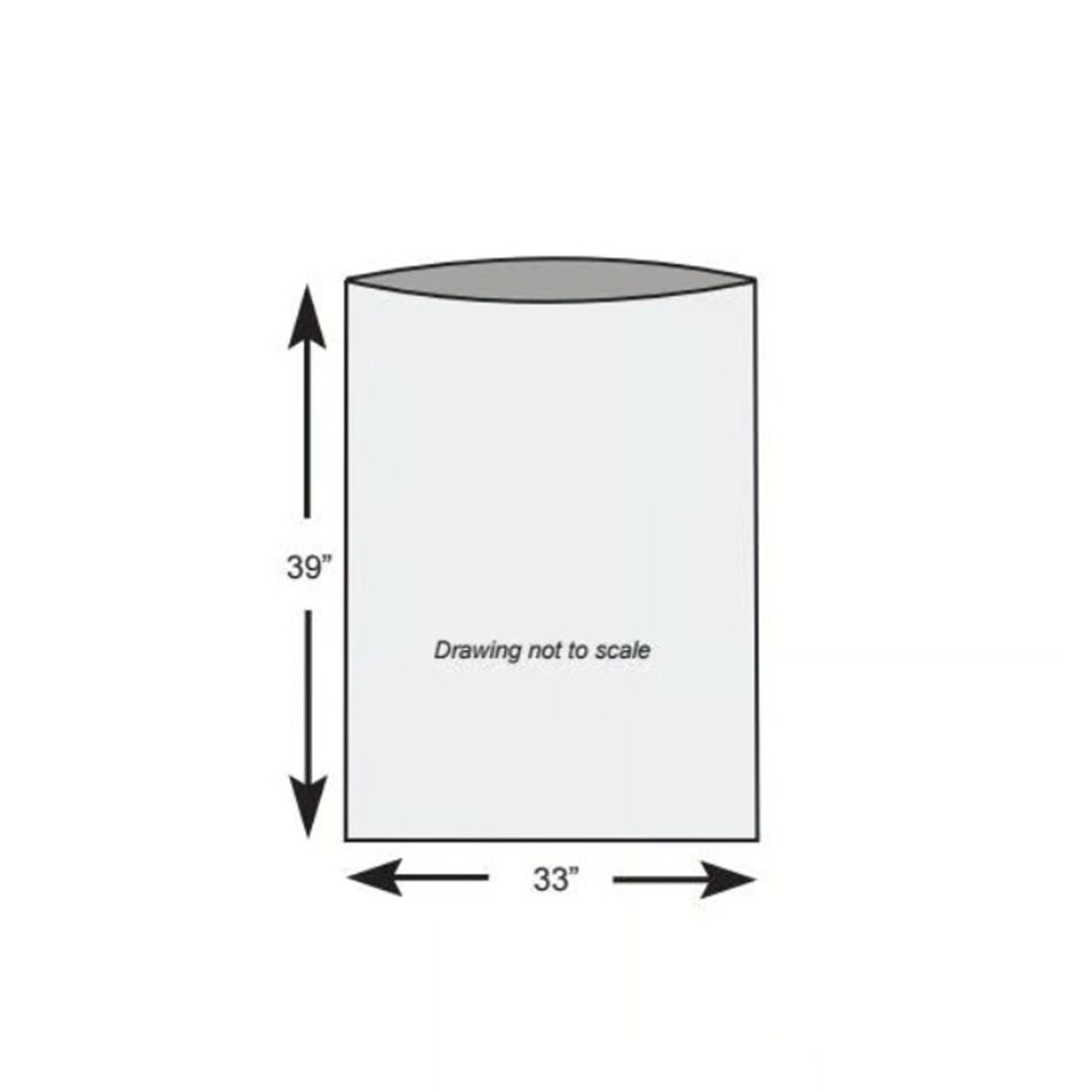 Elkay Plastics - ALL40WXXX Trash Bag LK® 33 gal. 25 Mic. 33 X 39 Inch White Star Seal Bottom Flat Pack