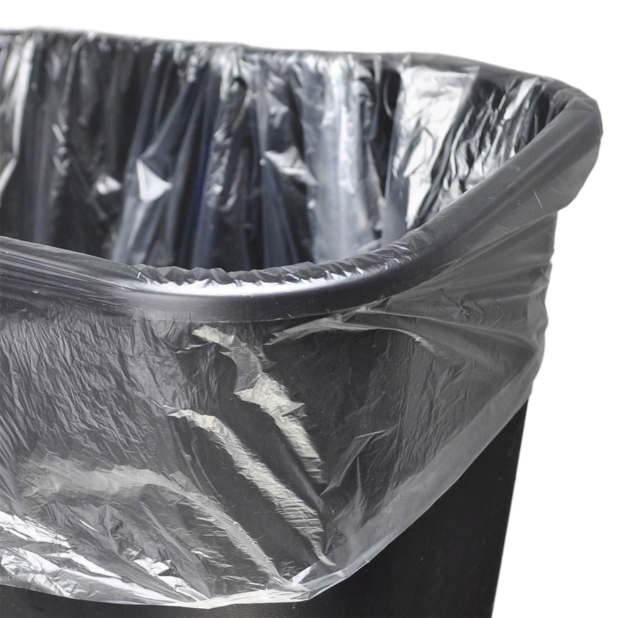 Elkay Plastics - HDN4048HD Trash Bag LK® 45 gal. 13 Mic. 40 X 48 Inch Natural Star Seal Bottom Flat Pack