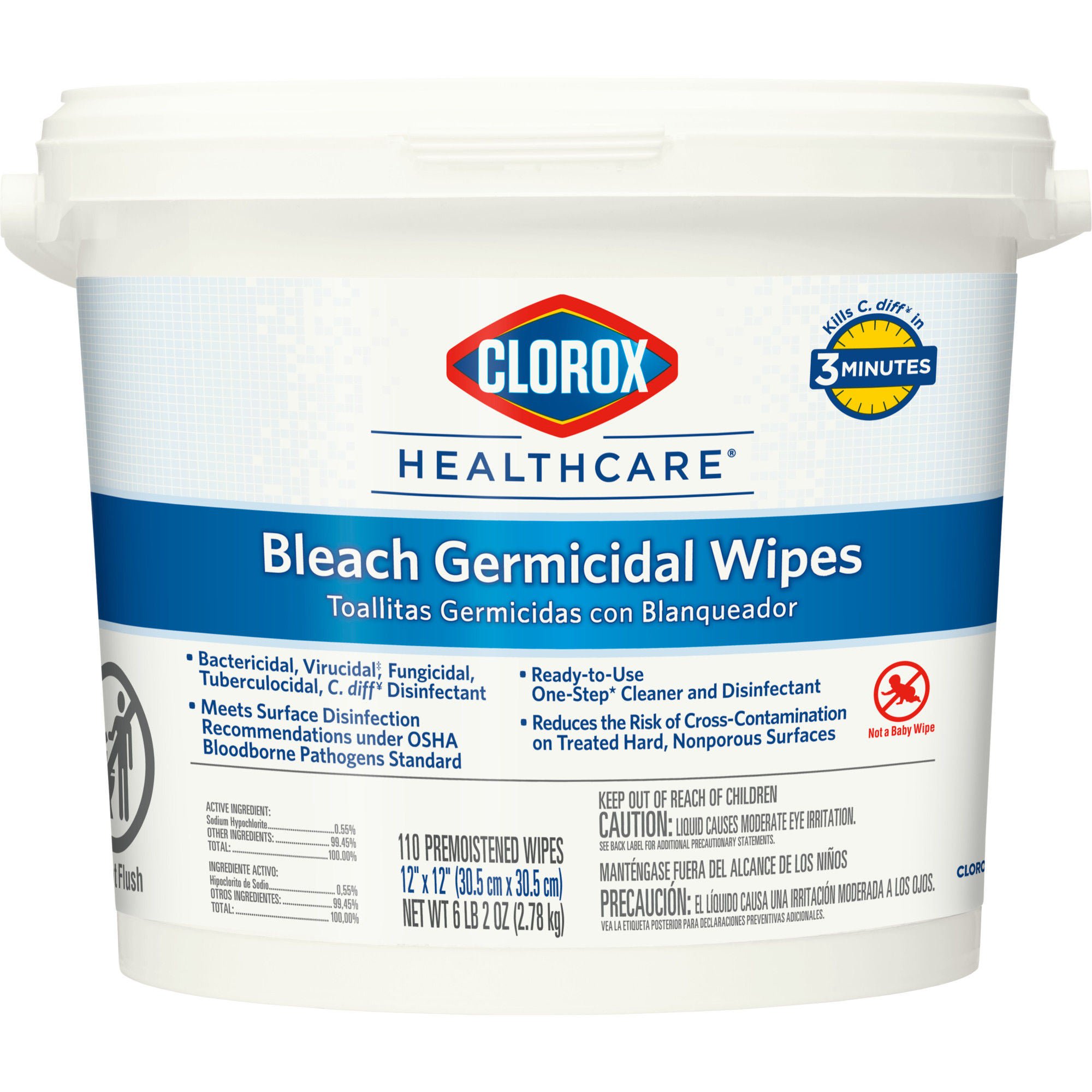 The Clorox Company - 30358 Clorox Healthcare® Bleach Germicidal Wipes