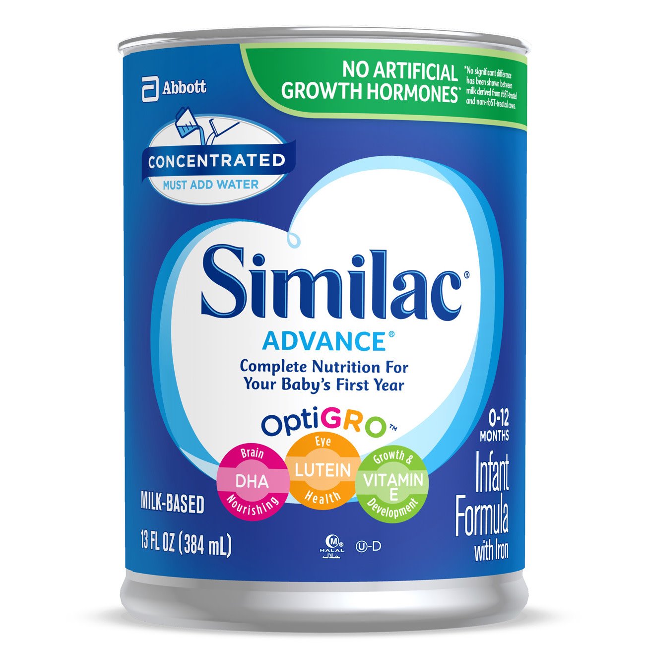 Abbott Nutrition 56973 - Similac® Advance® Liquid Concentrate Infant Formula, 13-ounce can - 1/Each, 12/Case