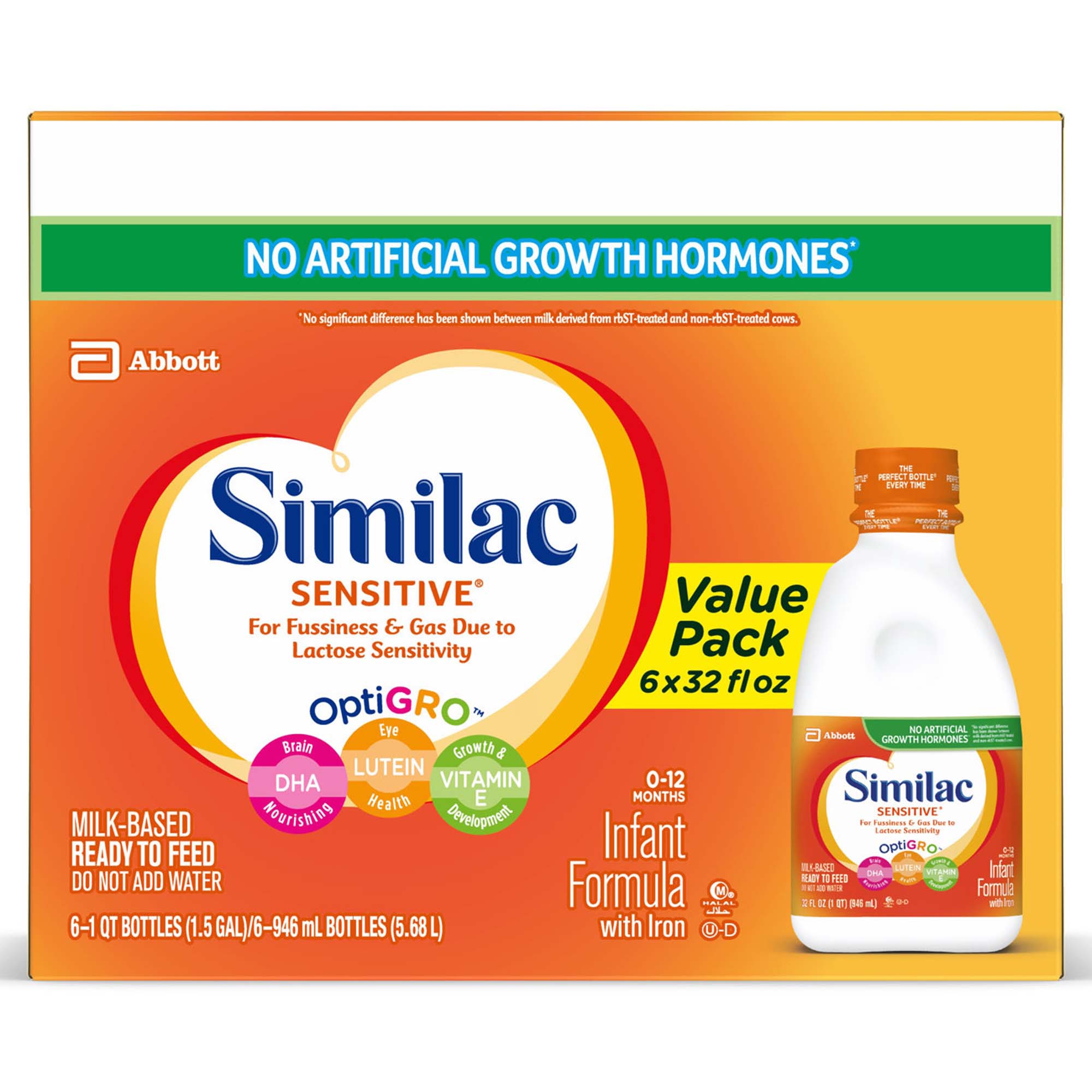 Abbott Nutrition - 57533 Similac® Sensitive® Ready to Use Infant Formula