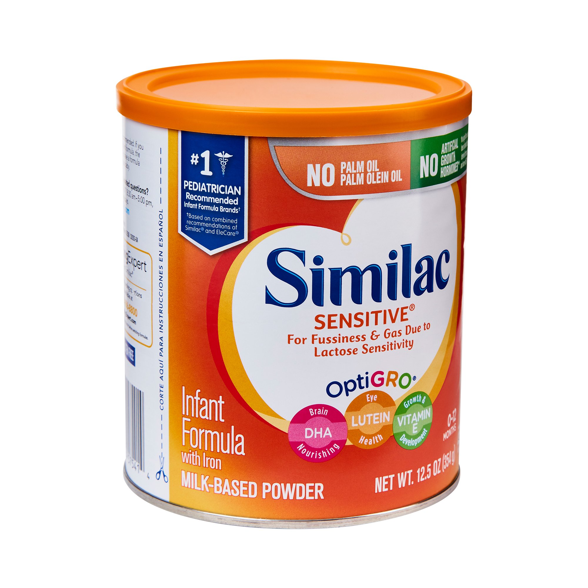 Abbott Nutrition 57539 - Similac® Sensitive® Powder Infant Formula, 12-ounce can - 1/Each, 6/Case
