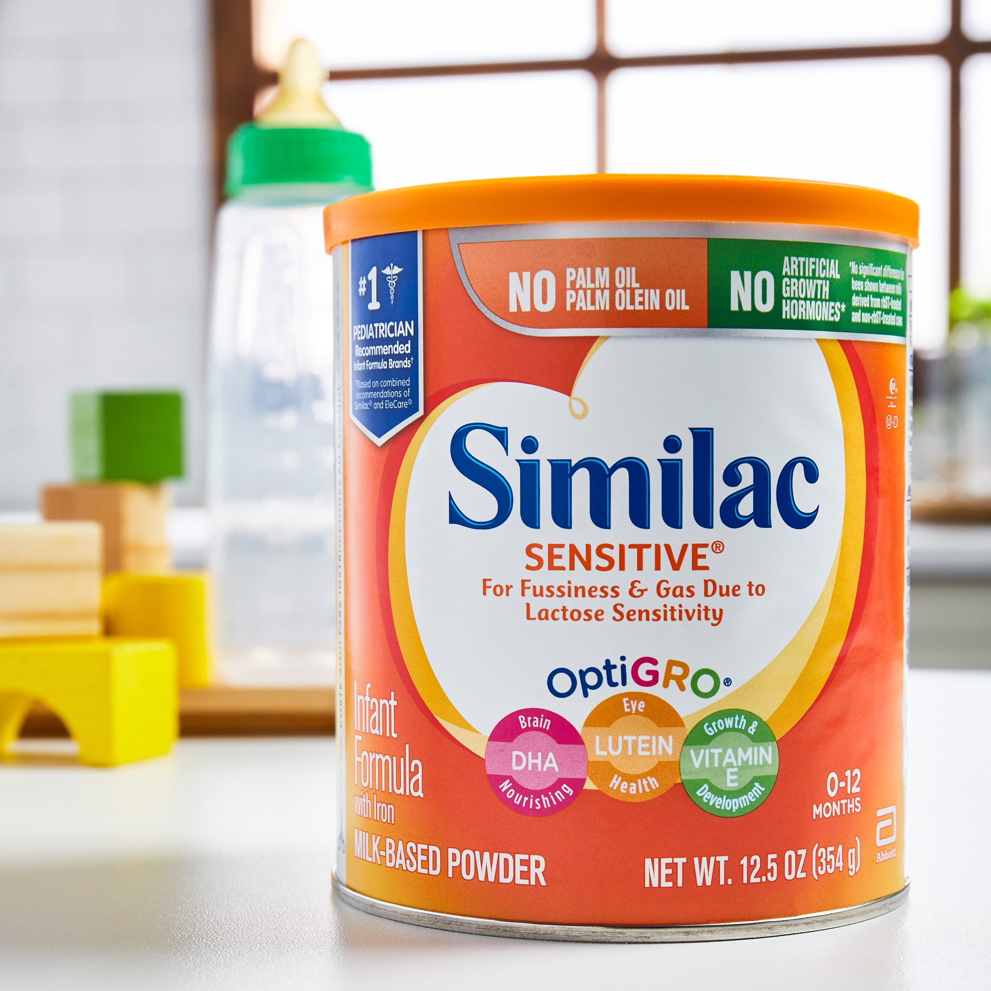 Abbott Nutrition 57539 - Similac® Sensitive® Powder Infant Formula, 12-ounce can - 1/Each, 6/Case