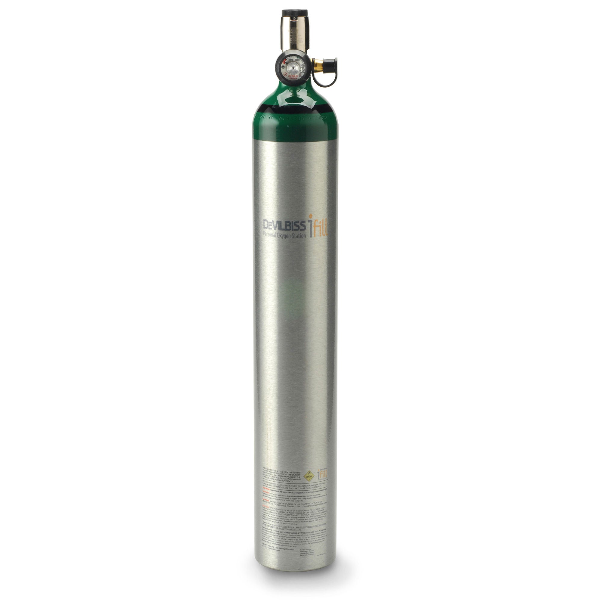 Drive DeVilbiss Healthcare - 535D-E-CF Oxygen Cylinder DeVilbiss iFill® Size E Aluminum