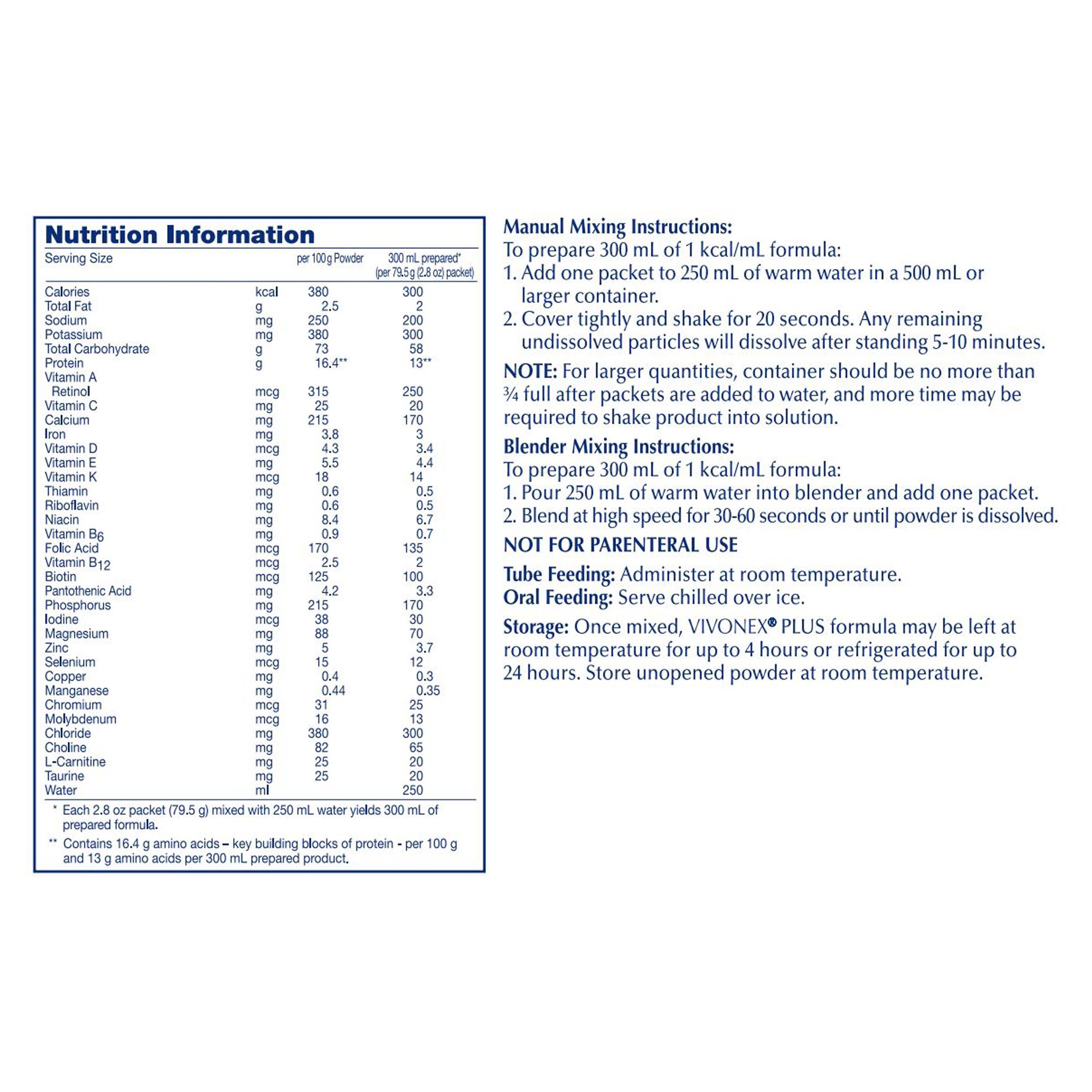 Nestle Healthcare Nutrition - 10043900712984 Vivonex® Plus Elemental Powder