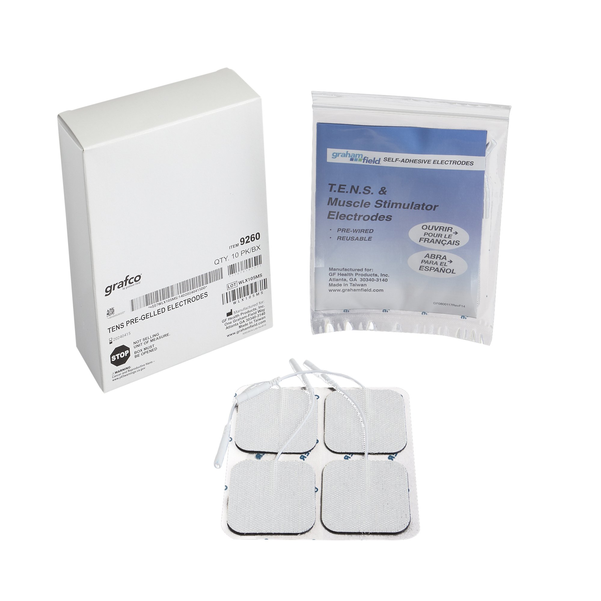 Graham-Field - 9260 Electrotherapy Electrode For Grafco TENS and EMS Units