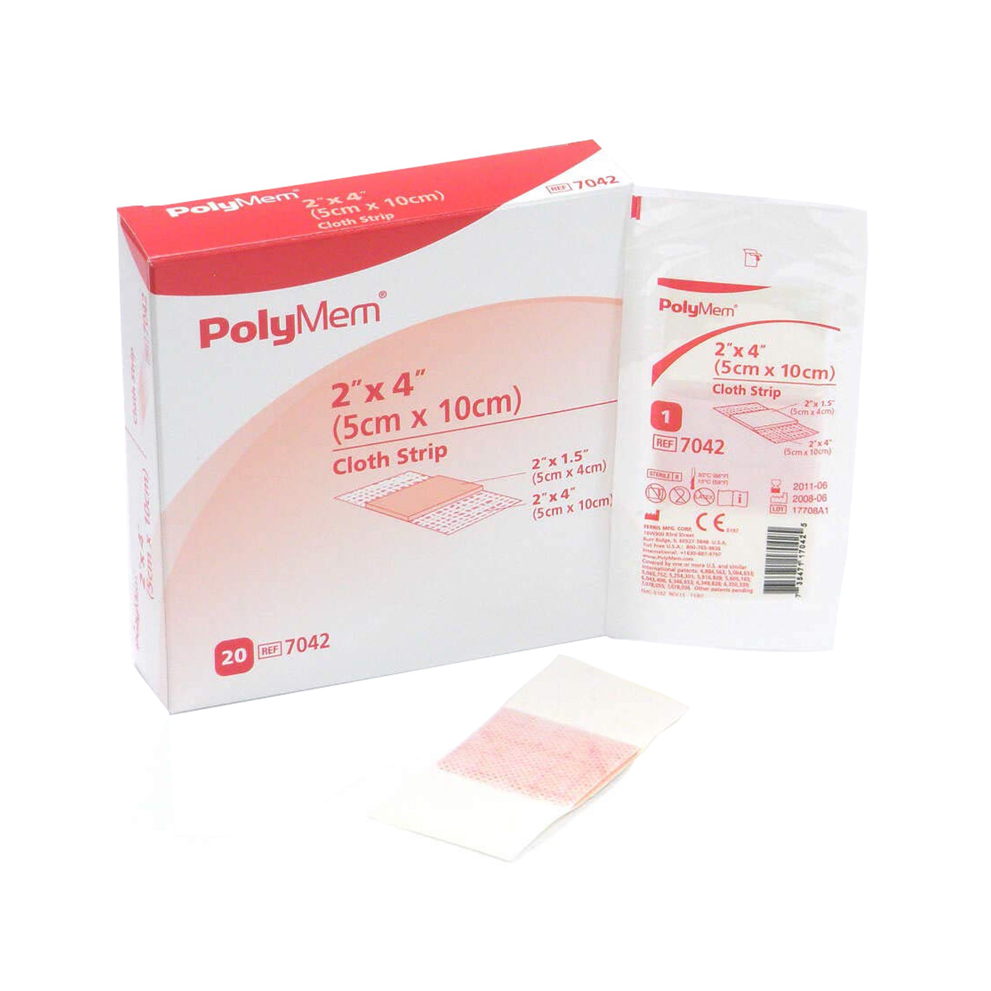 Ferris Manufacturing - 7042 PolyMem® Pink/White Adhesive Strip