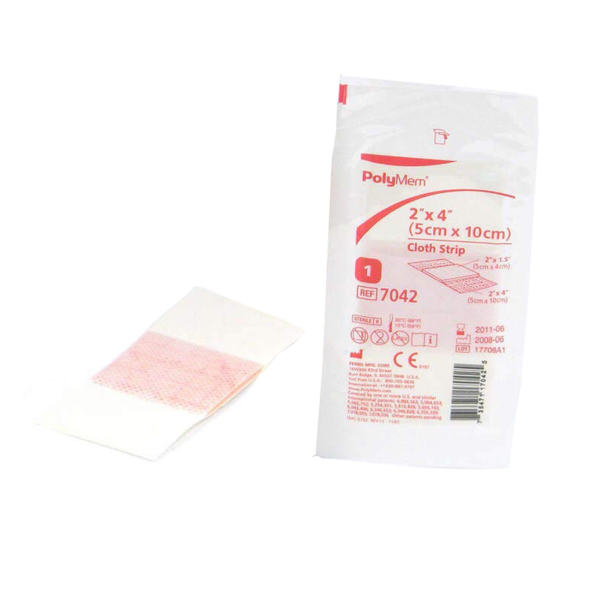 Ferris Manufacturing - 7042 PolyMem® Pink/White Adhesive Strip