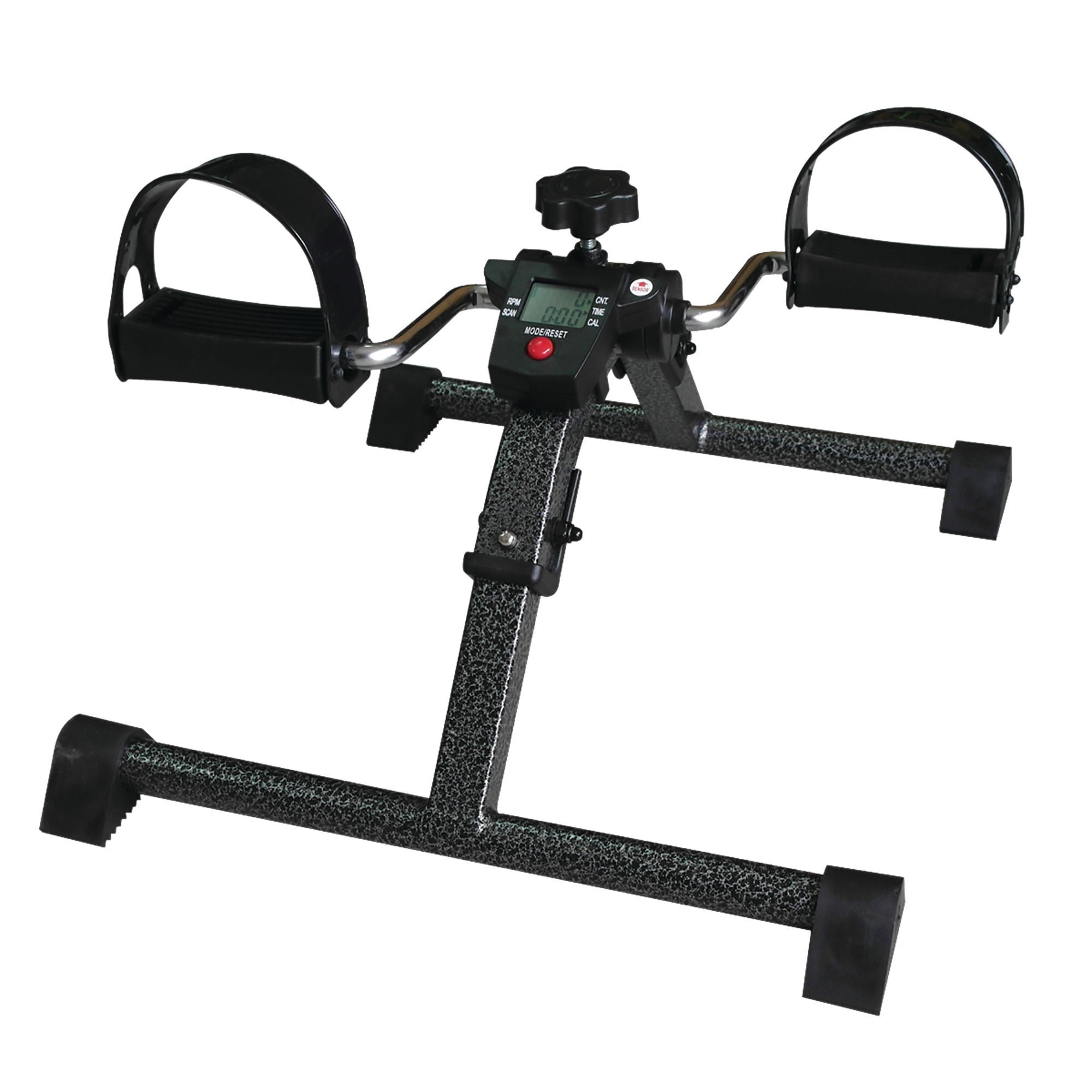 Fabrication Enterprises - 10-0712 Pedal Exerciser CanDo® Portable / Display Panel Adjustable Resistance Levels 11 X 17 X 22 Inch Black