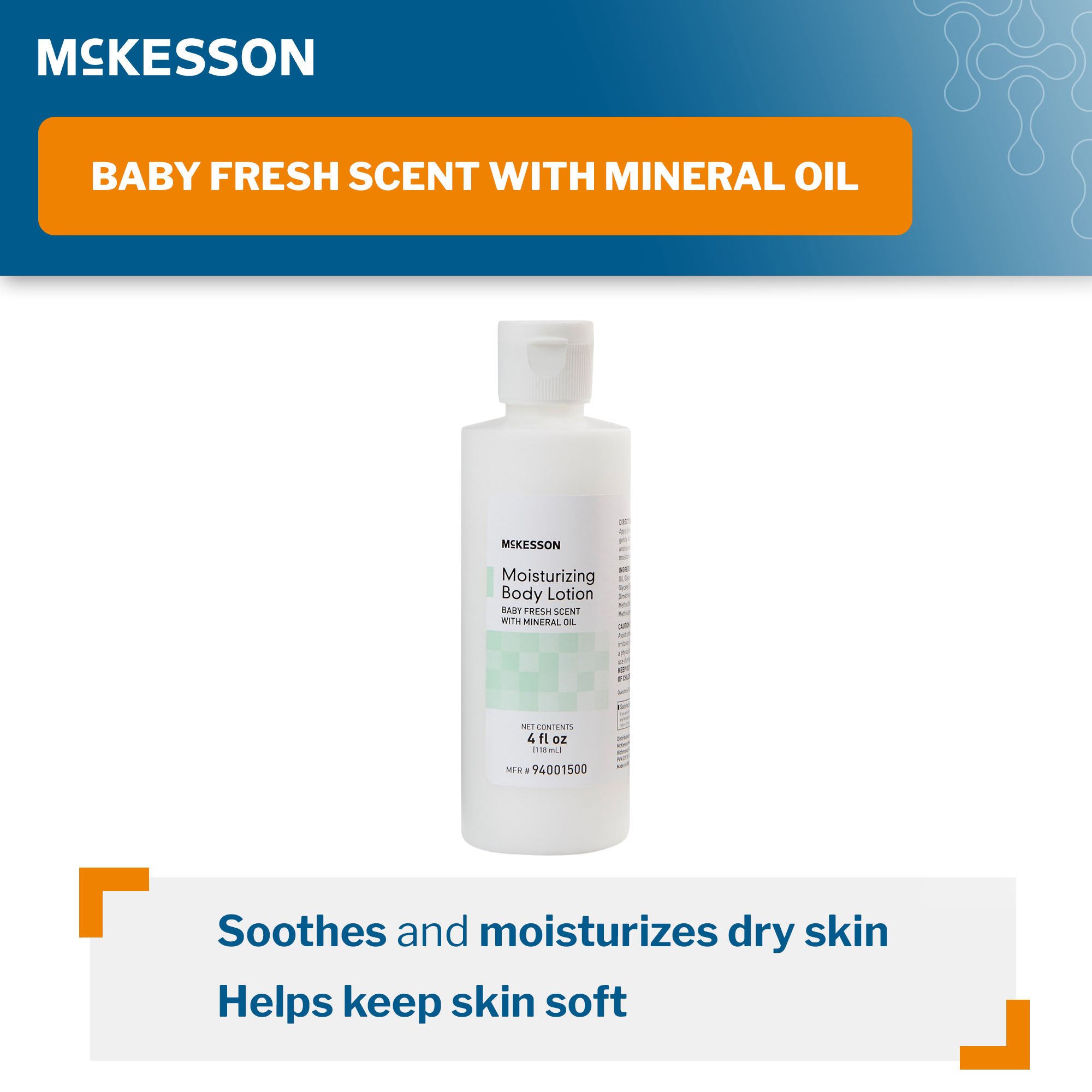McKesson Brand - 94001500 McKesson Hand and Body Moisturizer