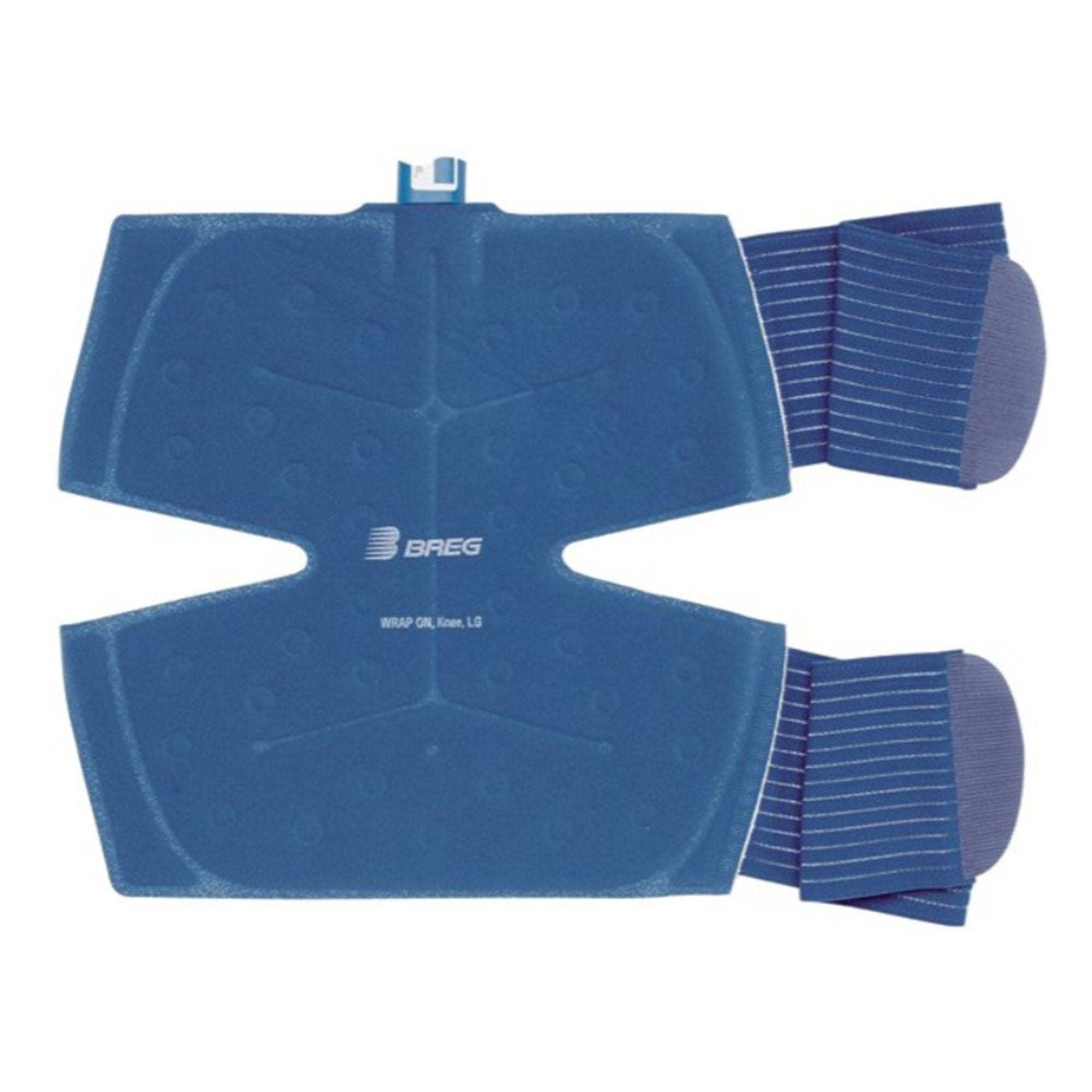 Breg - 04700 Cold Therapy Pad WrapOn™ Knee One Size Fits Most 10-1/4 X 11-1/4 Inch Plastic / Felt / Foam / Elastic Reusable