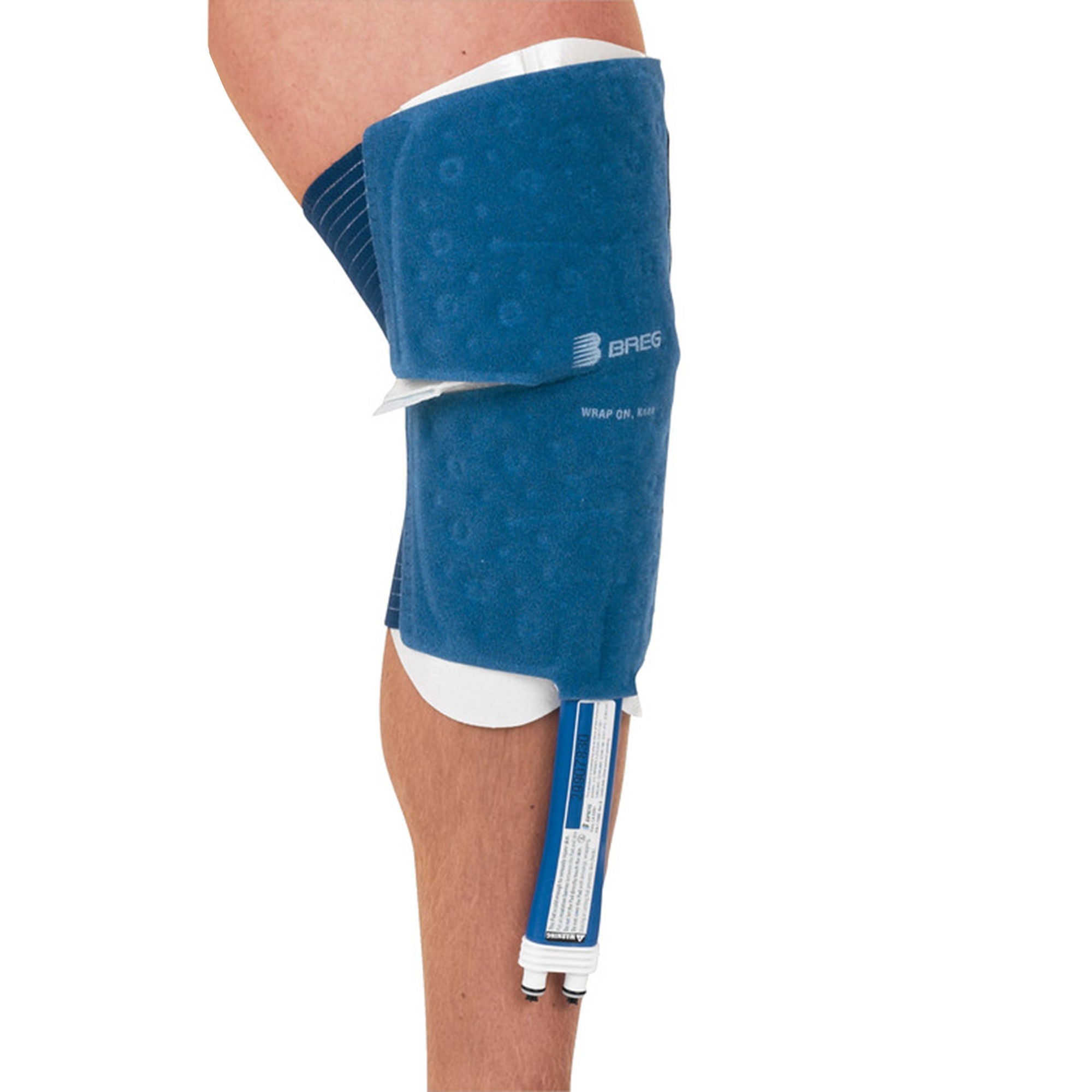 Breg - 04705 Cold Therapy Pad WrapOn™ Knee X-Large 12-1/4 X 19 Inch Plastic / Felt / Foam / Elastic Reusable