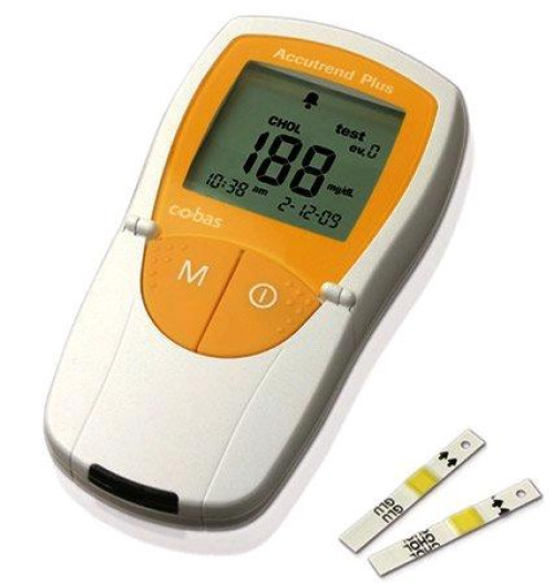 Roche Diagnostics - 11447475160 Blood Glucose Test Strips Accutrend® Plus For Accutrend Plus™ System
