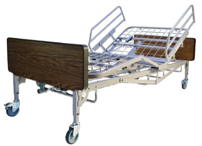 Graham-Field - ABL-B700 Electric Bariatric Bed Lumex® Institutional / Home Care 87 Inch Length Grid Deck 3 Functions 17 to 27 Inch Height Range