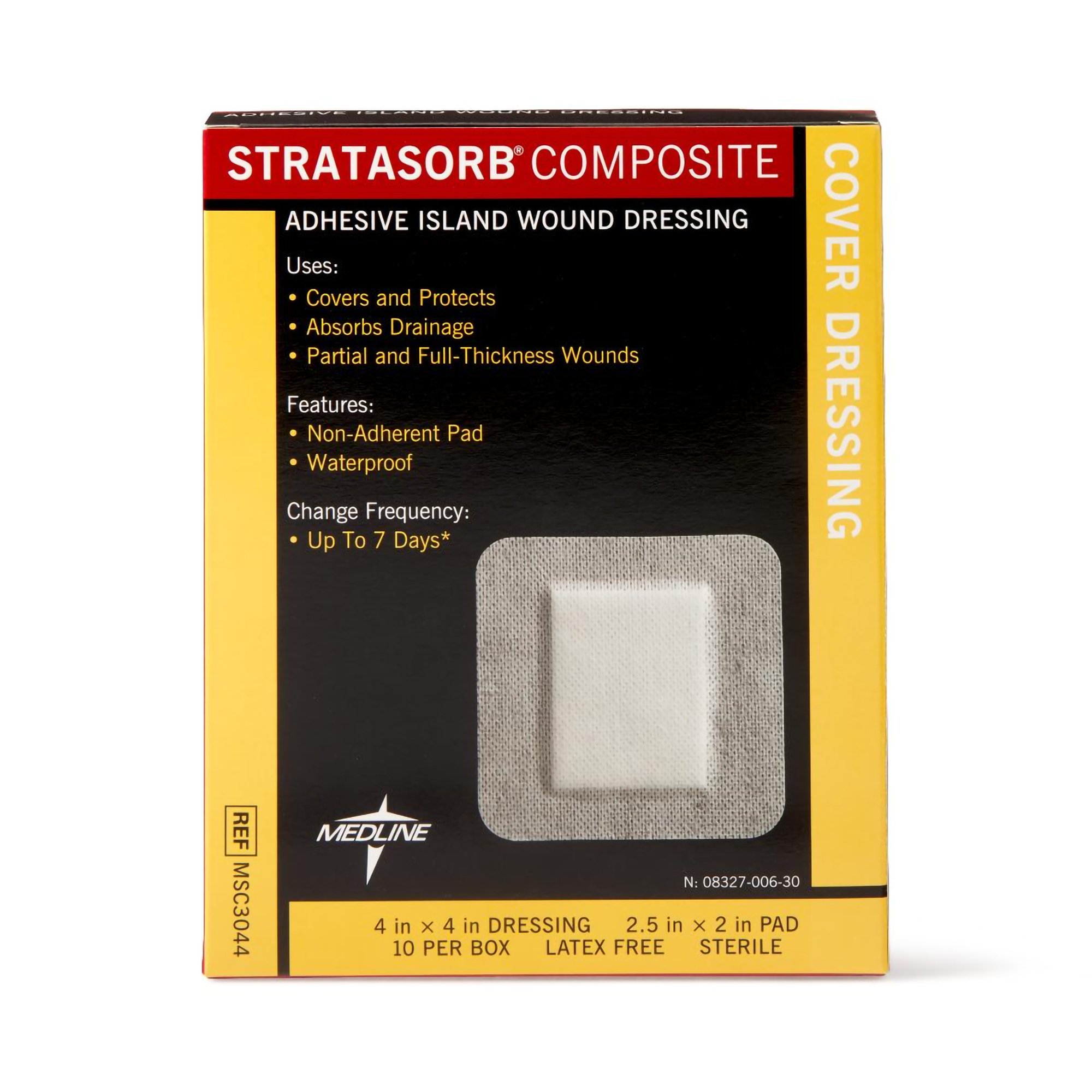 Medline - MSC3044 Stratasorb® Composite Island Dressing
