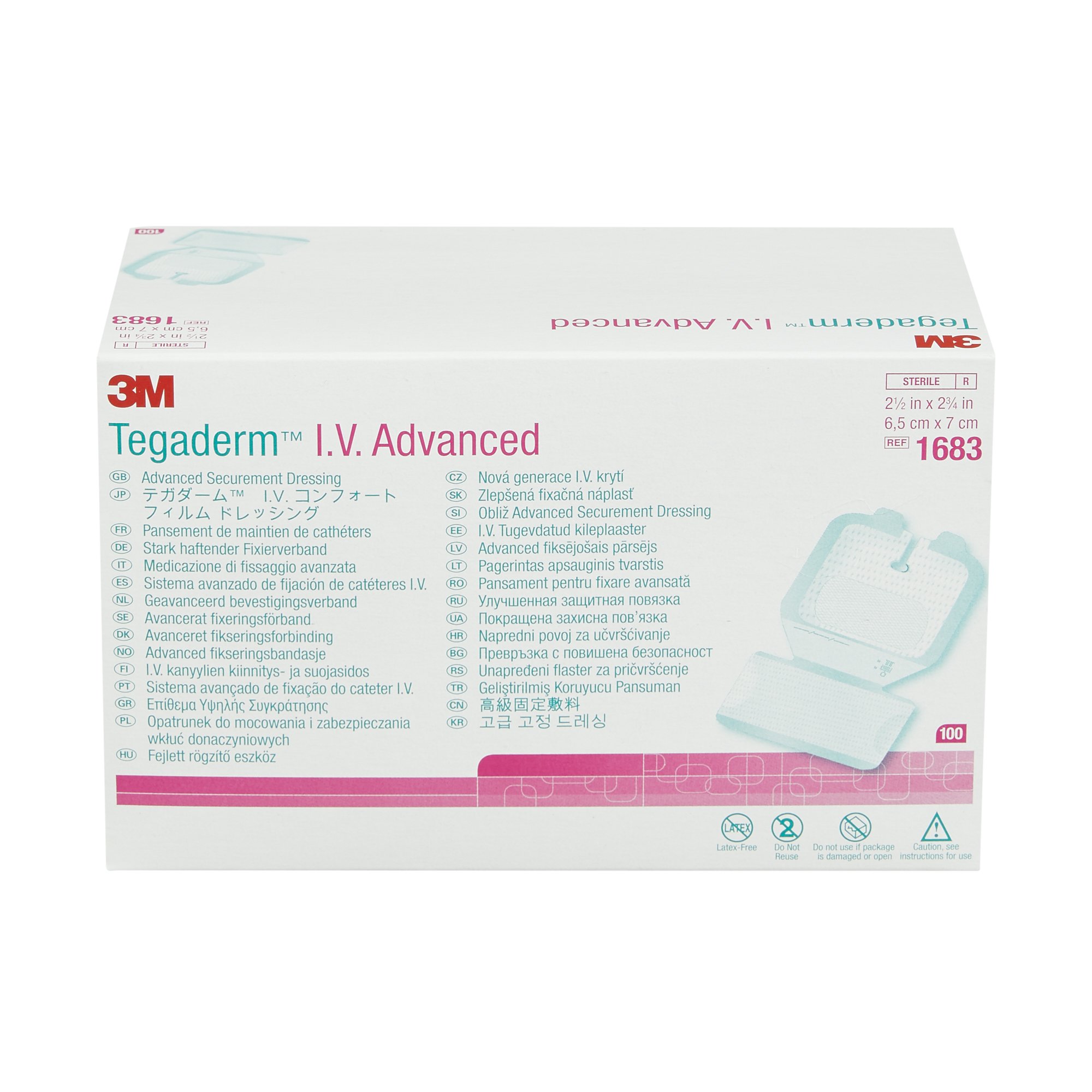 Solventum Corporation - 1683 3M™ Tegaderm™ IV Advanced Securement Dressing