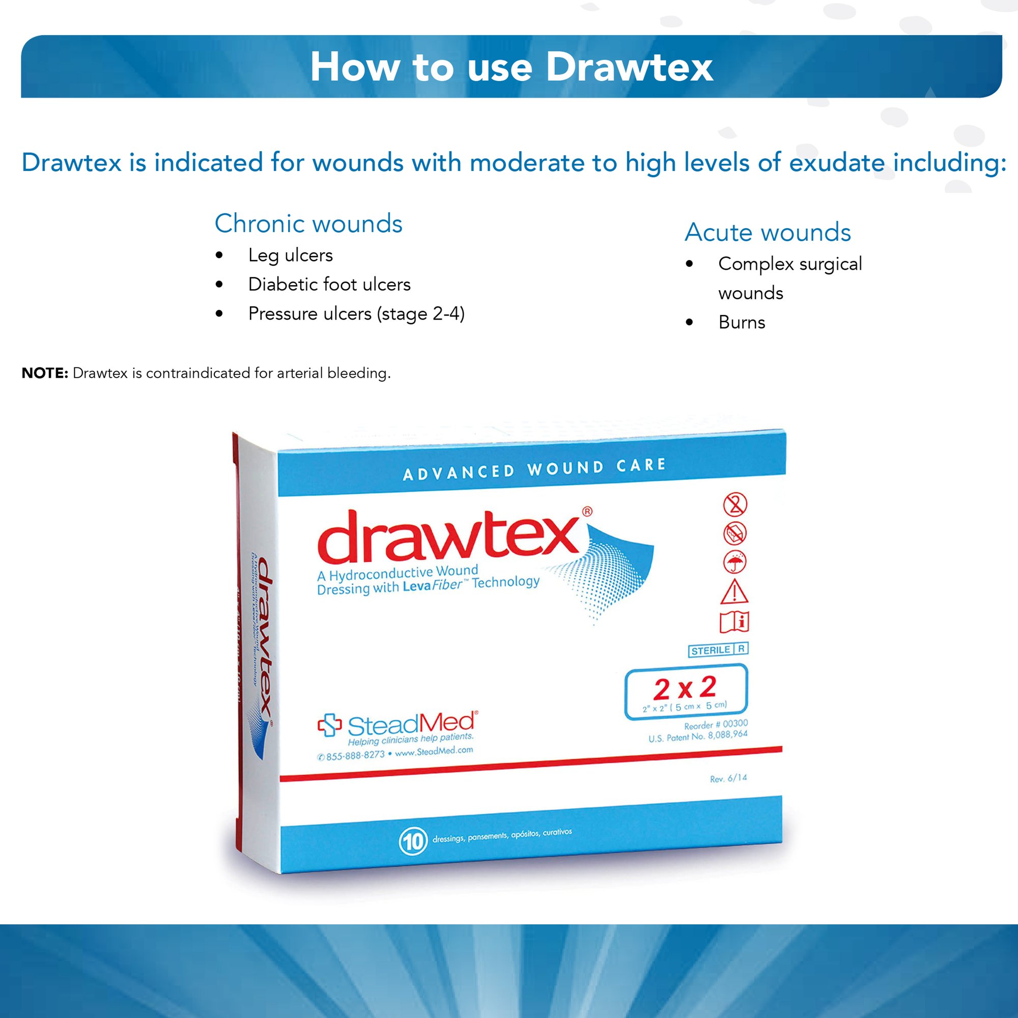 Urgo Medical North America LLC - 00300 Drawtex® Nonadherent Dressing