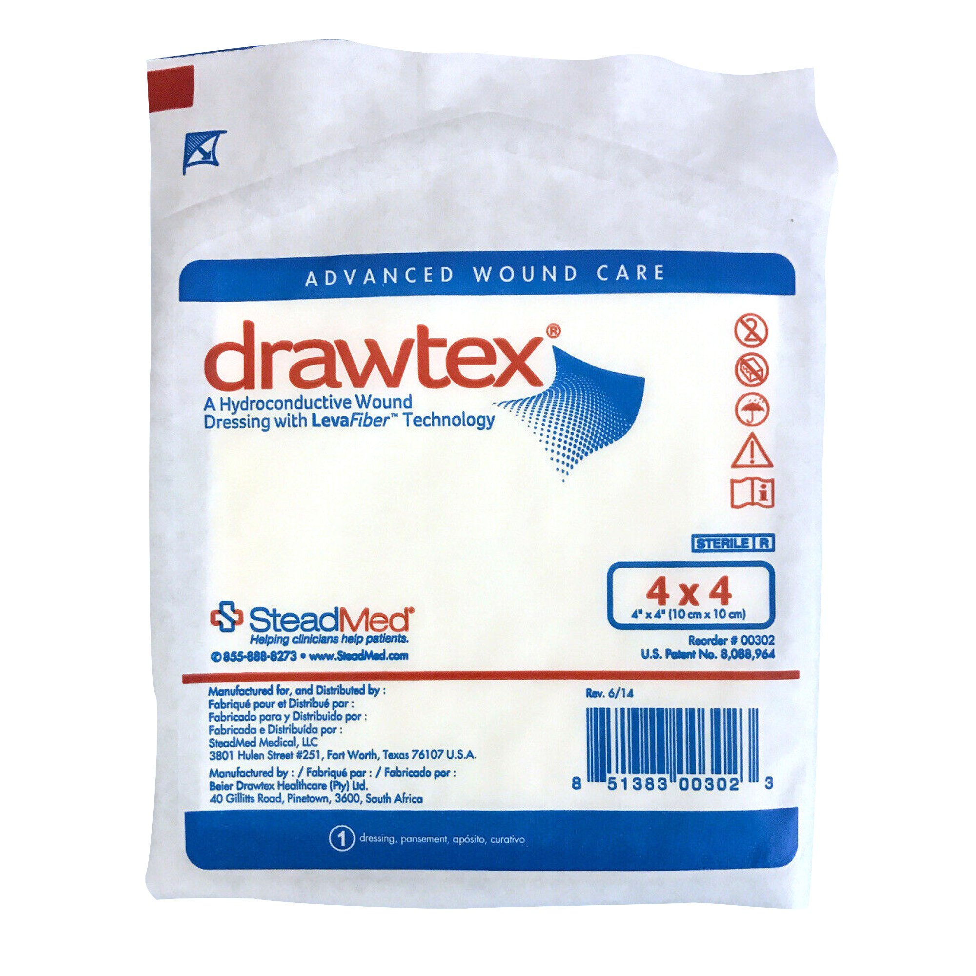 Urgo Medical North America LLC - 00302 Drawtex® nonadherent Dressing