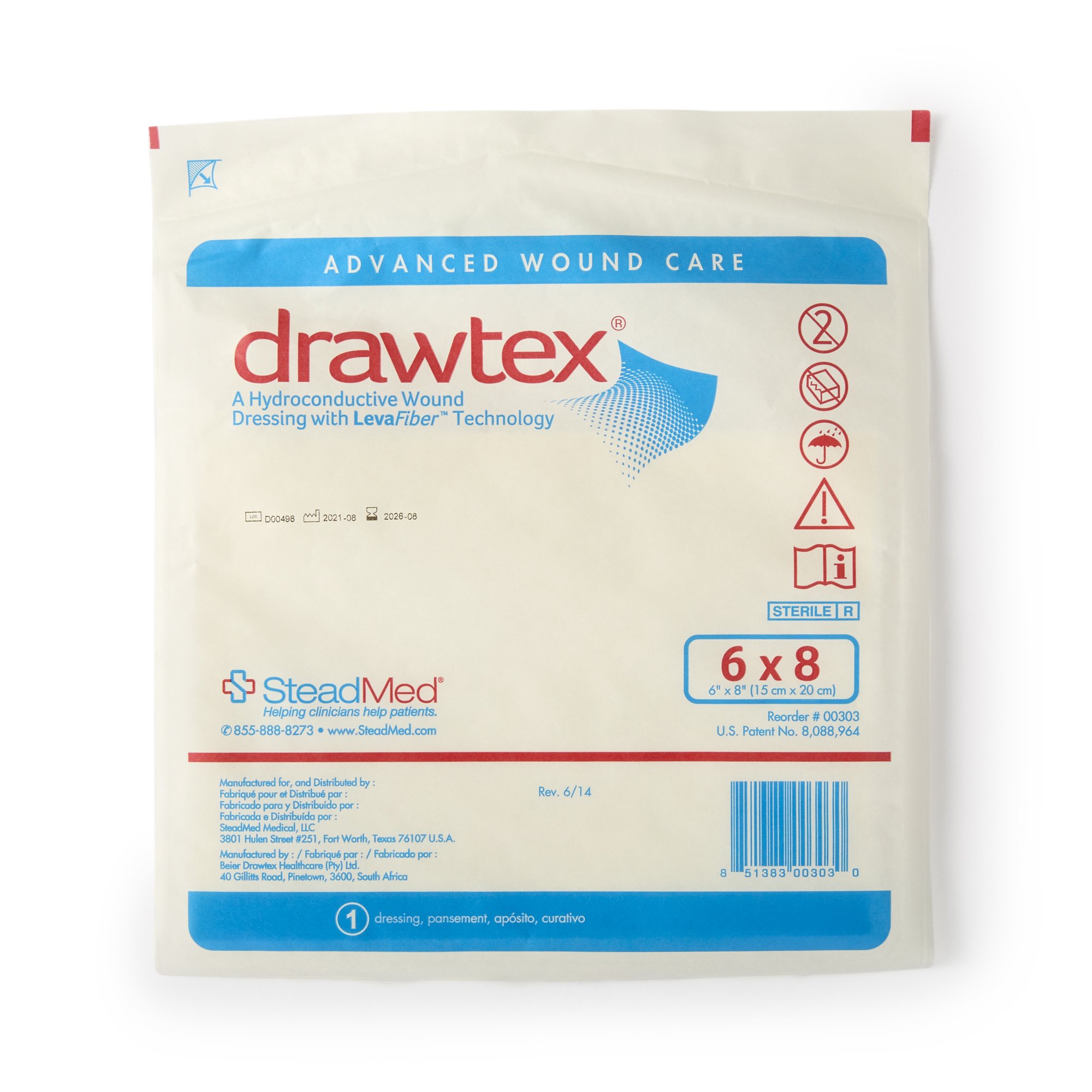 Urgo Medical North America LLC - 00303 Drawtex® nonadherent Dressing