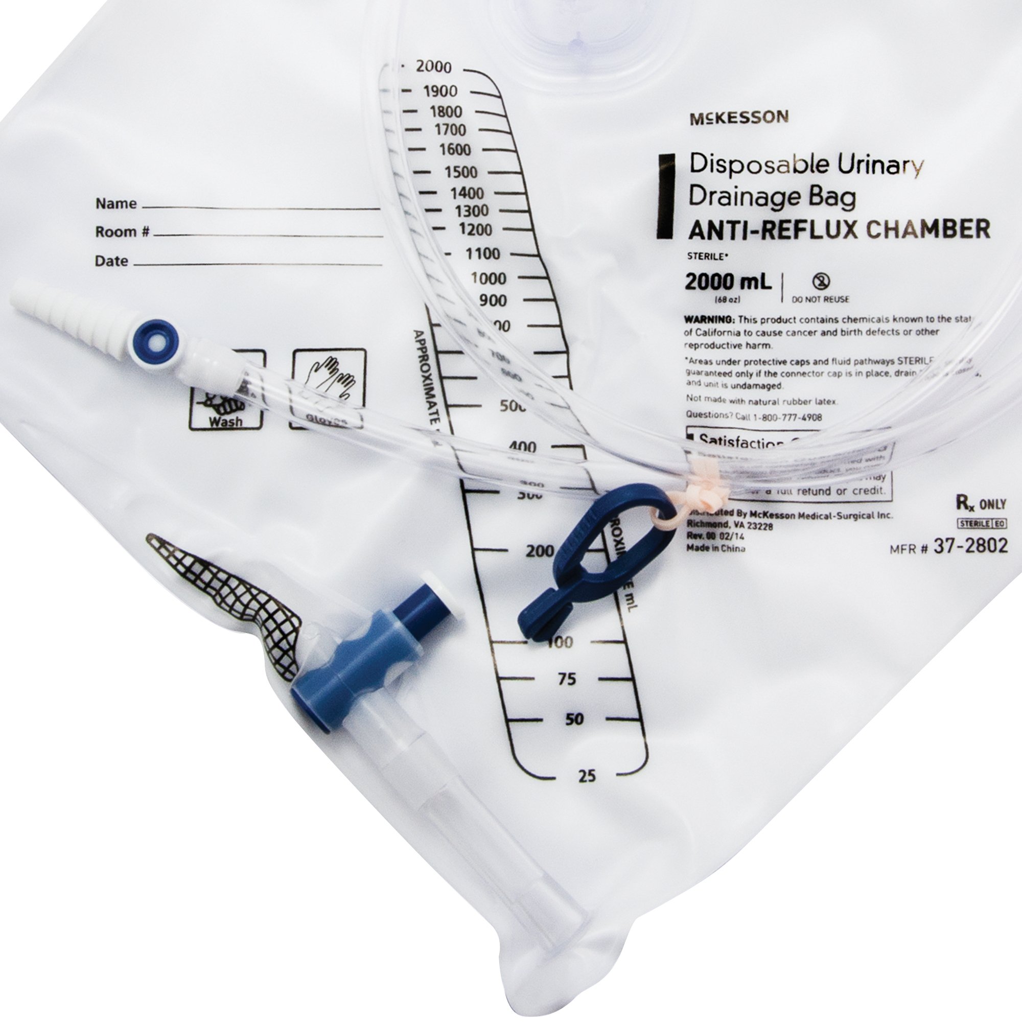 McKesson Brand - 37-2802 McKesson Urinary Drain Bag