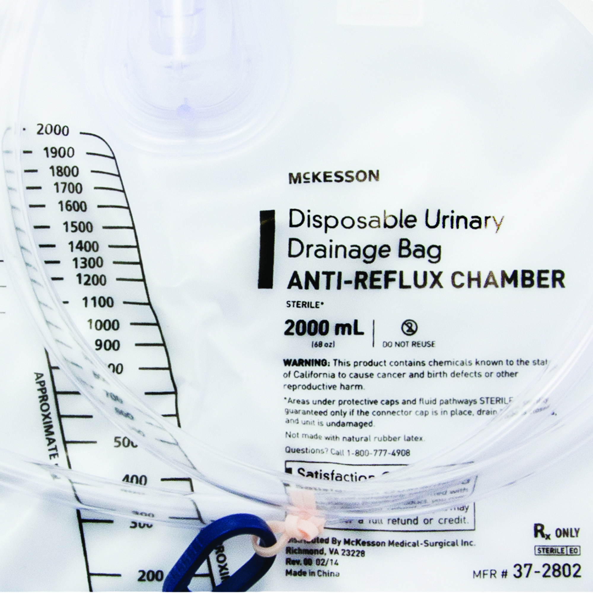 McKesson Brand - 37-2802 McKesson Urinary Drain Bag