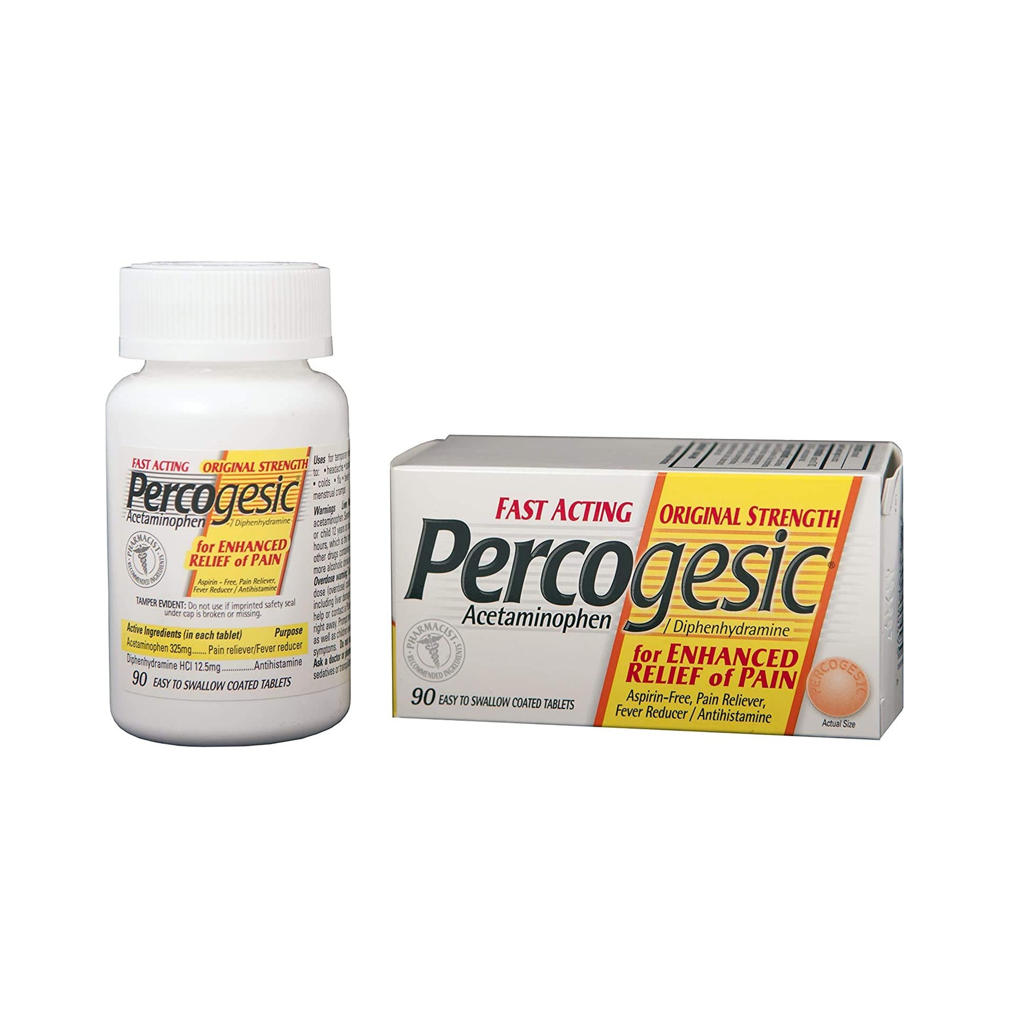 Medtech Laboratories - 75137000495 Percogesic® Acetaminophen / Diphenhydramine Pain and Allergy Relief
